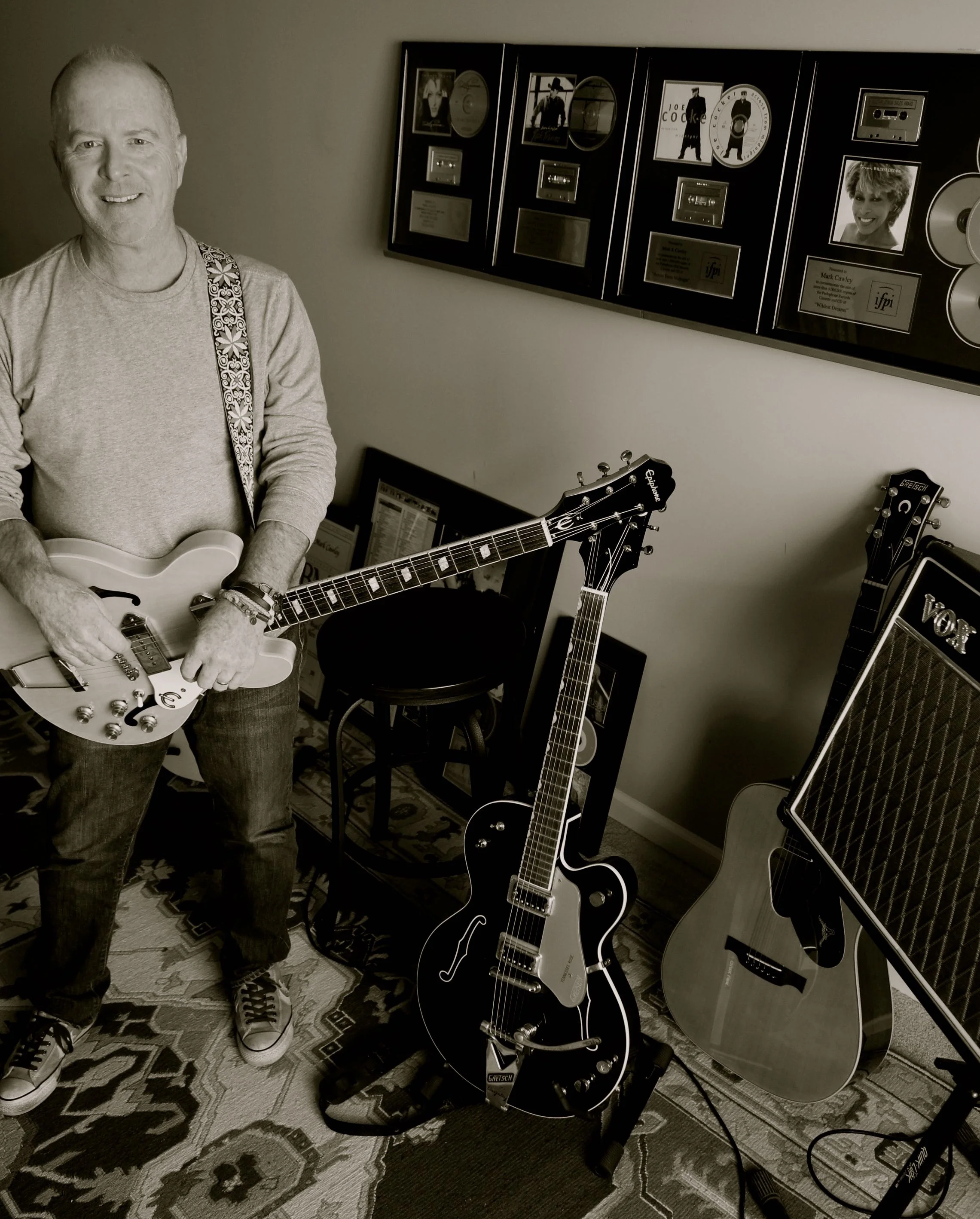 Epiphone bottom L, Joe top R iDoCoach Blog