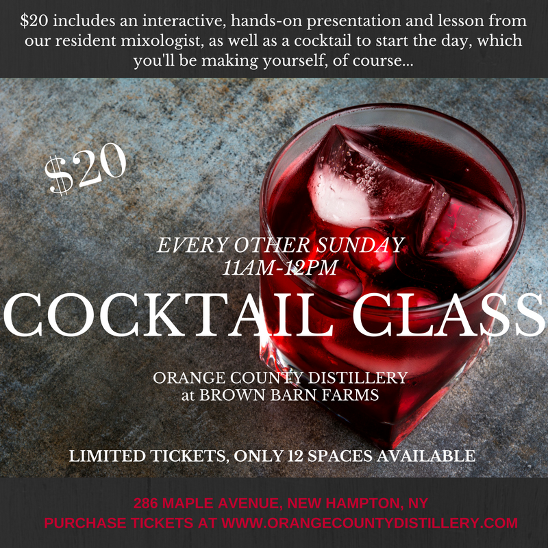 Learn and practice how to shake, stir, measure, and pour at our in-house Cocktail Class. $20 includes an interactive, hands-on presentation and lesson from our resident mixologist, as well as a cocktail to start the day, which you'll be making yourself, of course... Tickets are extremely limited (so everyone has room to scoot up to the bar), so purchase soon! PURCHASE TICKETS HERE. FAQs What cocktail will we be making? This session will feature your choice of an Old-Fashioned or a Gimlet. Are there ID or minimum age requirements to enter the event? Must be 21. Please bring ID. What's the refund policy? No refunds, as we pre-purchase all fresh ingredients and prep everything beforehand. Do I have to bring my printed ticket to the event? Yes, please. Is my registration fee or ticket transferrable? Yes. Should I tip my bartender/mixologist? He's showing you how to make cocktails on a Sunday morning....MORNING...