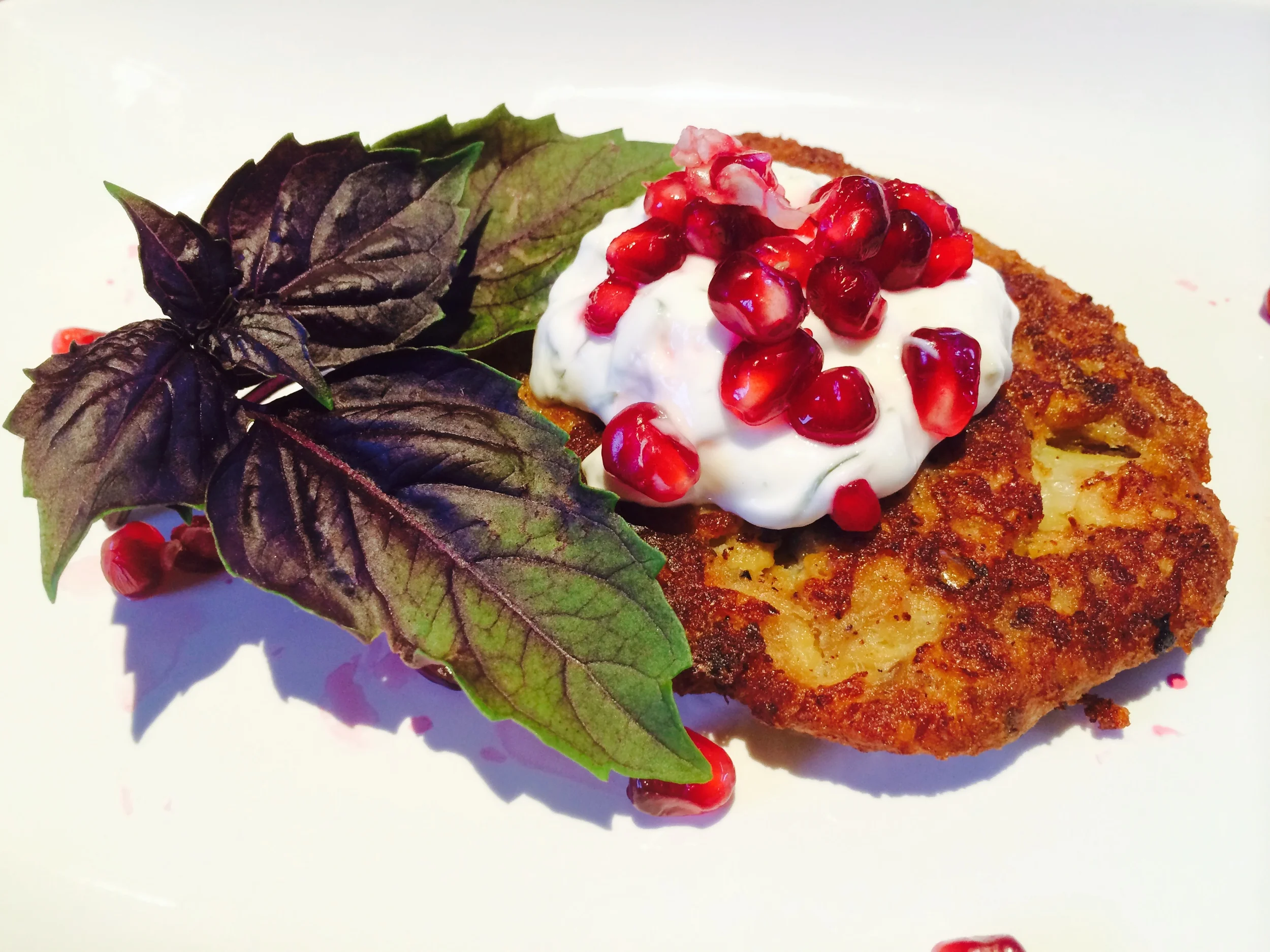 Cauliflower & Quinoa Fritter