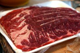 Thinly sliced ribeye