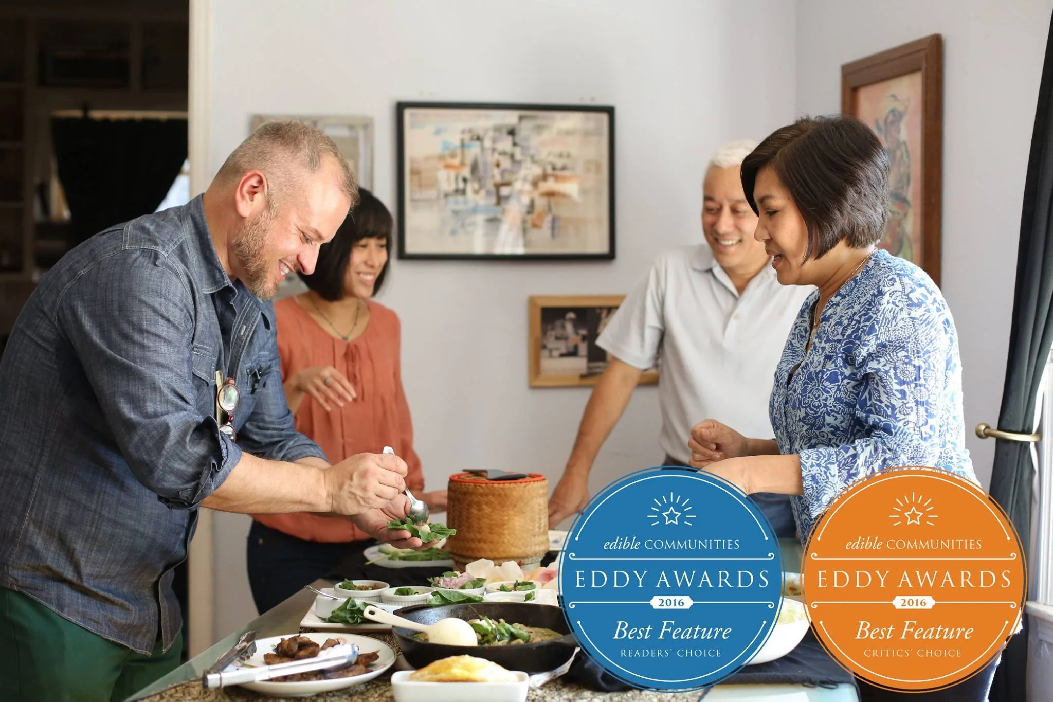 "Award Winning Writer" for EdibleOKC Magazine