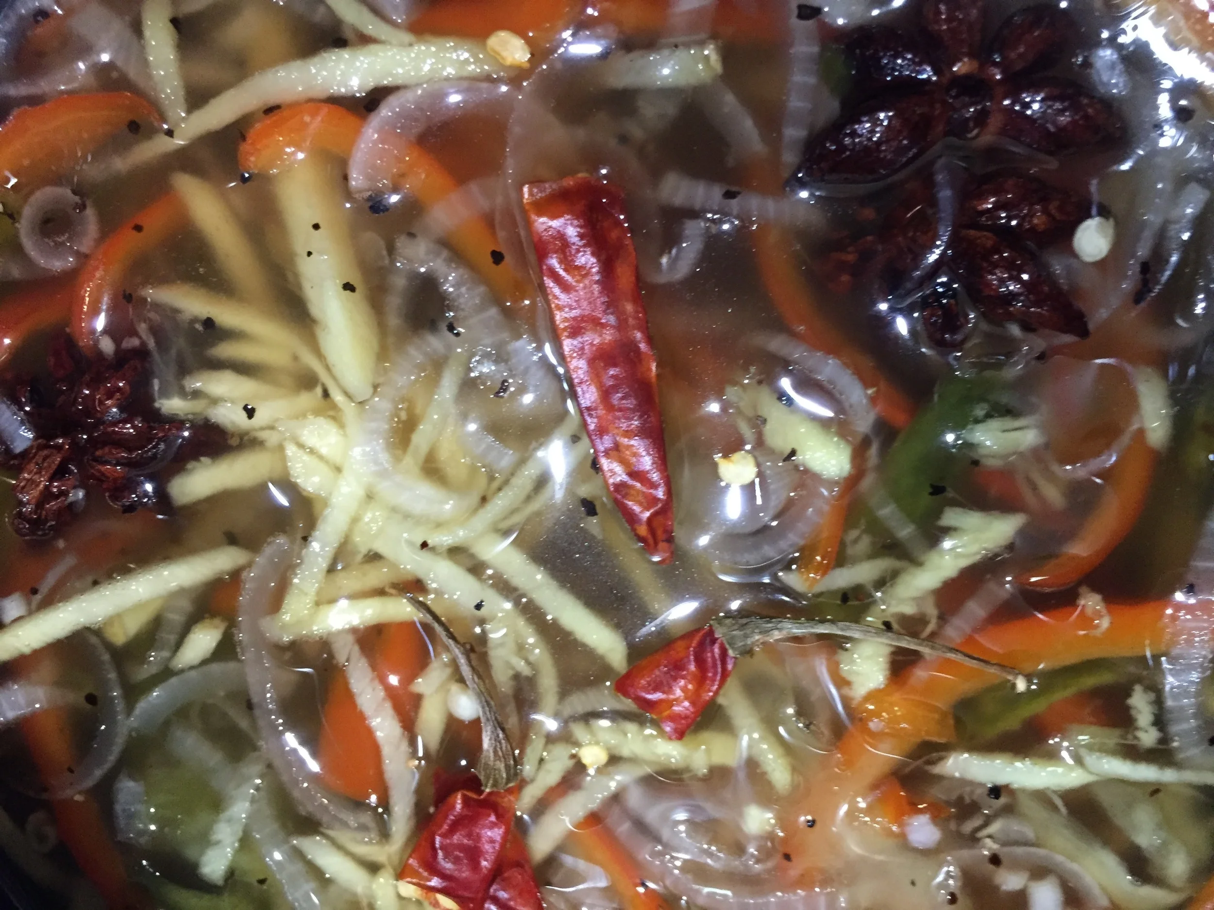 My quick pickled julienne
