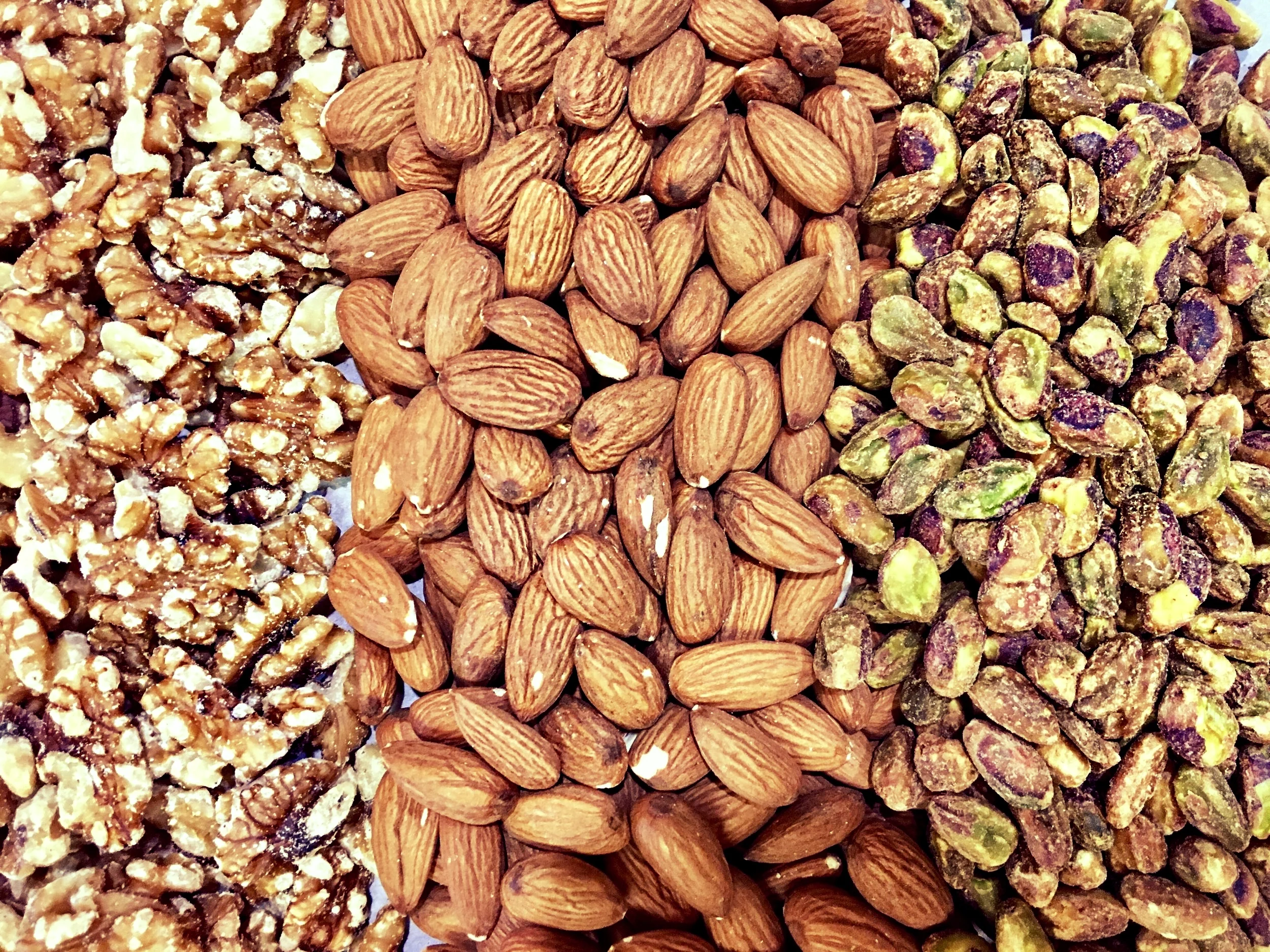 Walnuts, Almonds, & Pistachio