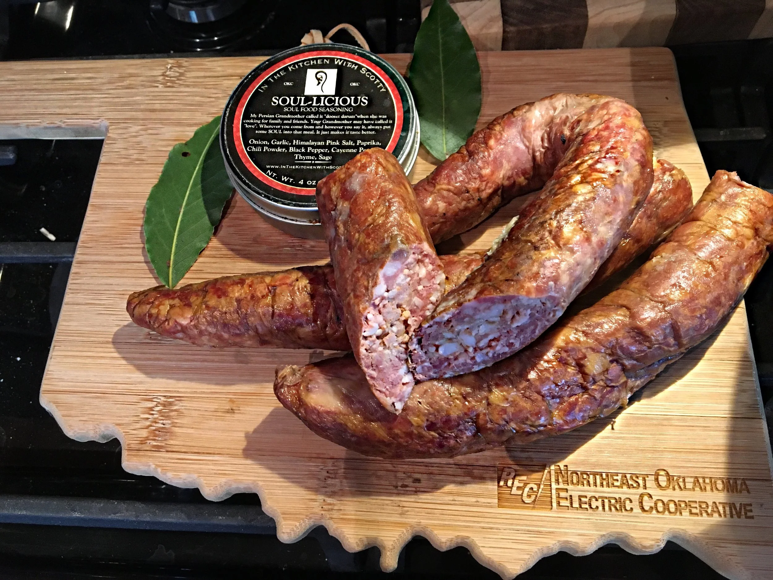 Smoked Andouille Sausage from OKC's Native Meat Company 