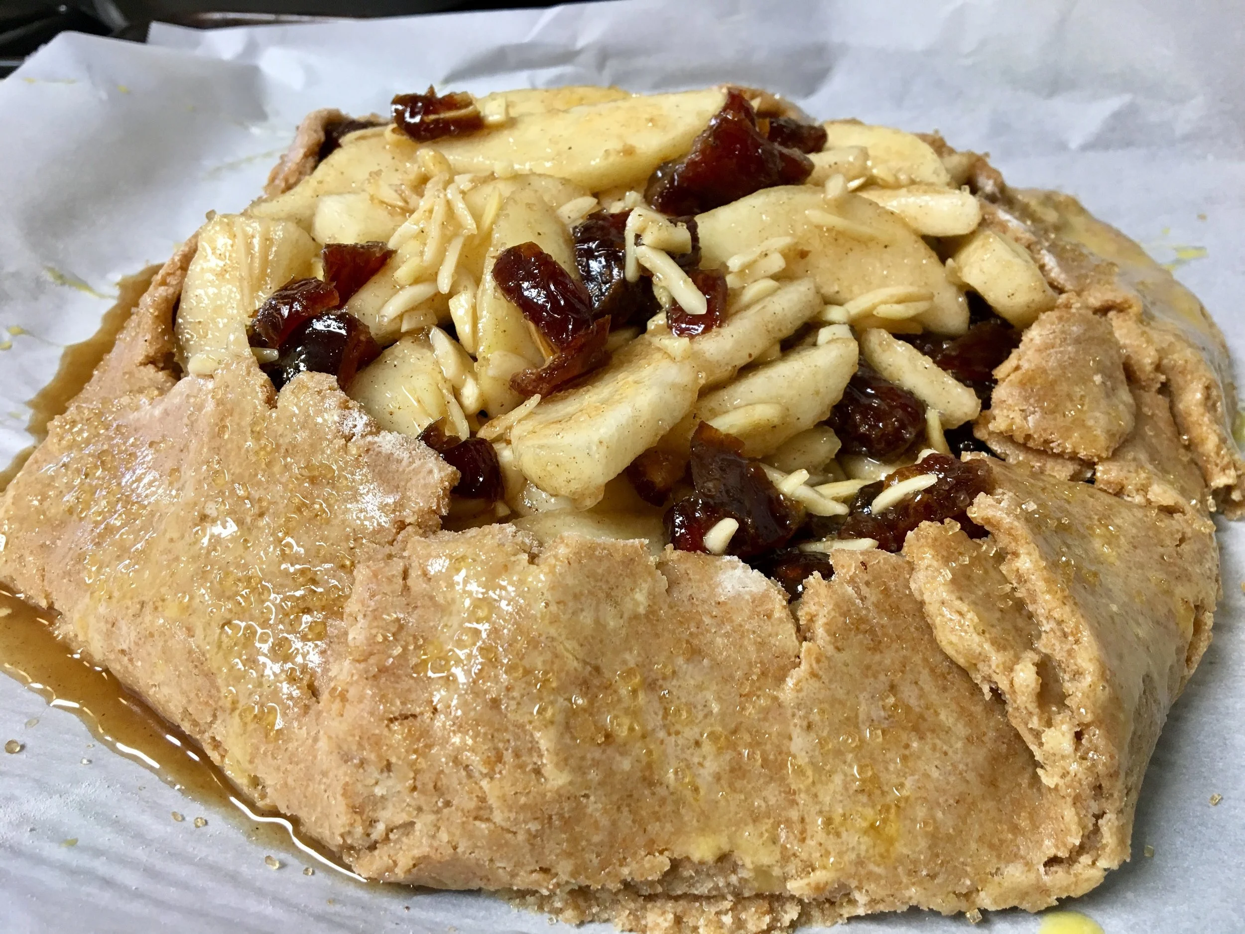 Rustic looking and loaded with winter flavor... into the oven it goes! 