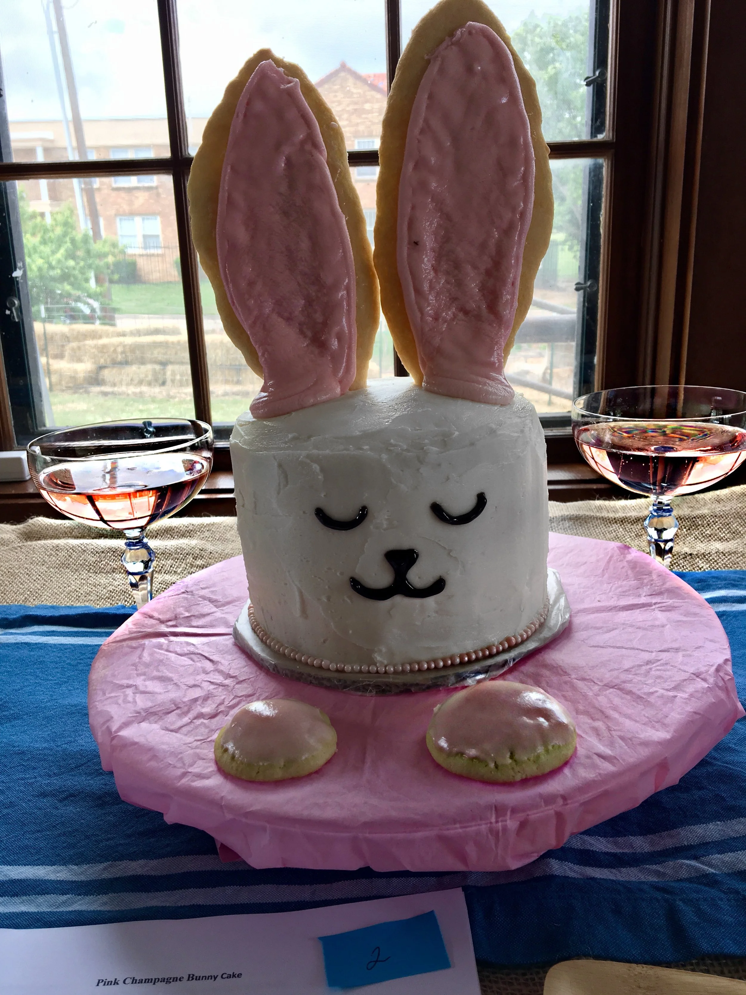 Second Place: Pink Champagne Cake by Aeriel Akers 