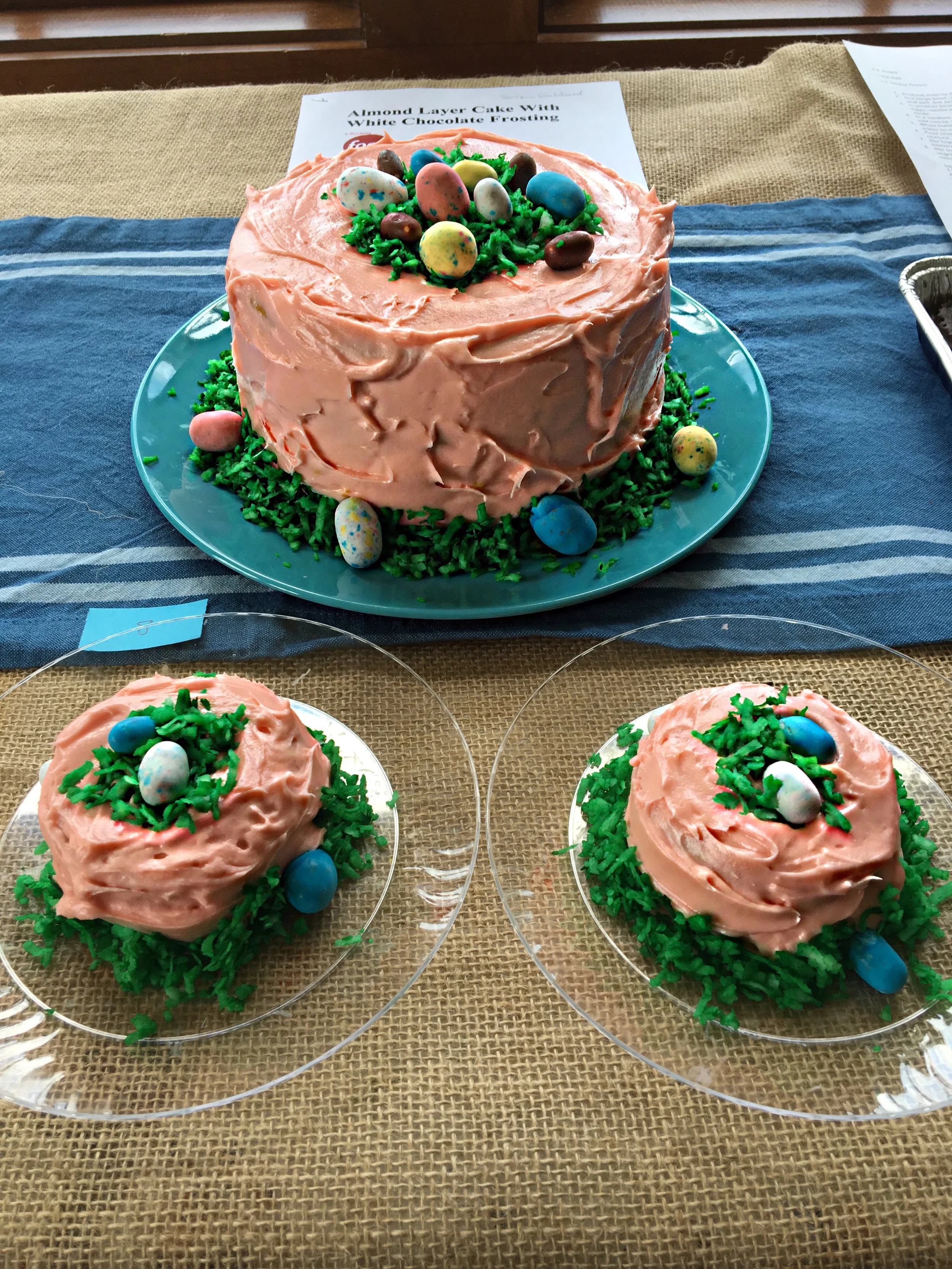 Third Place: Almond Layer Cake
