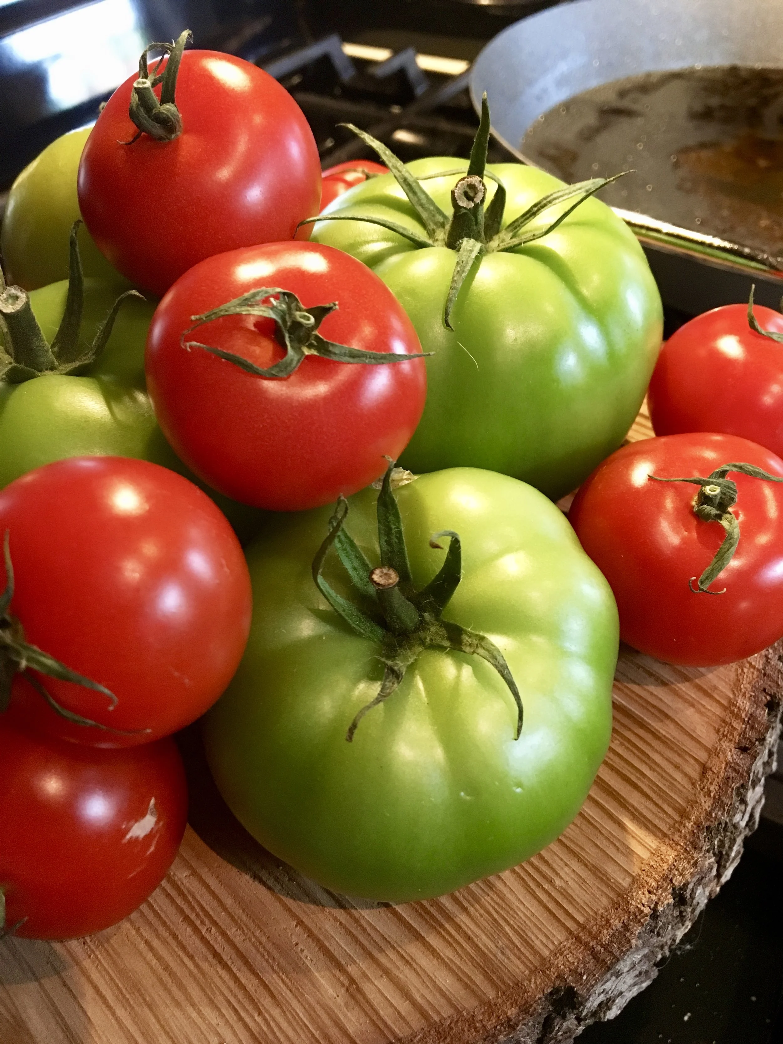 Hydroponic Green Tomatoes from Arctic Farms in Blachard, Oklahoma 