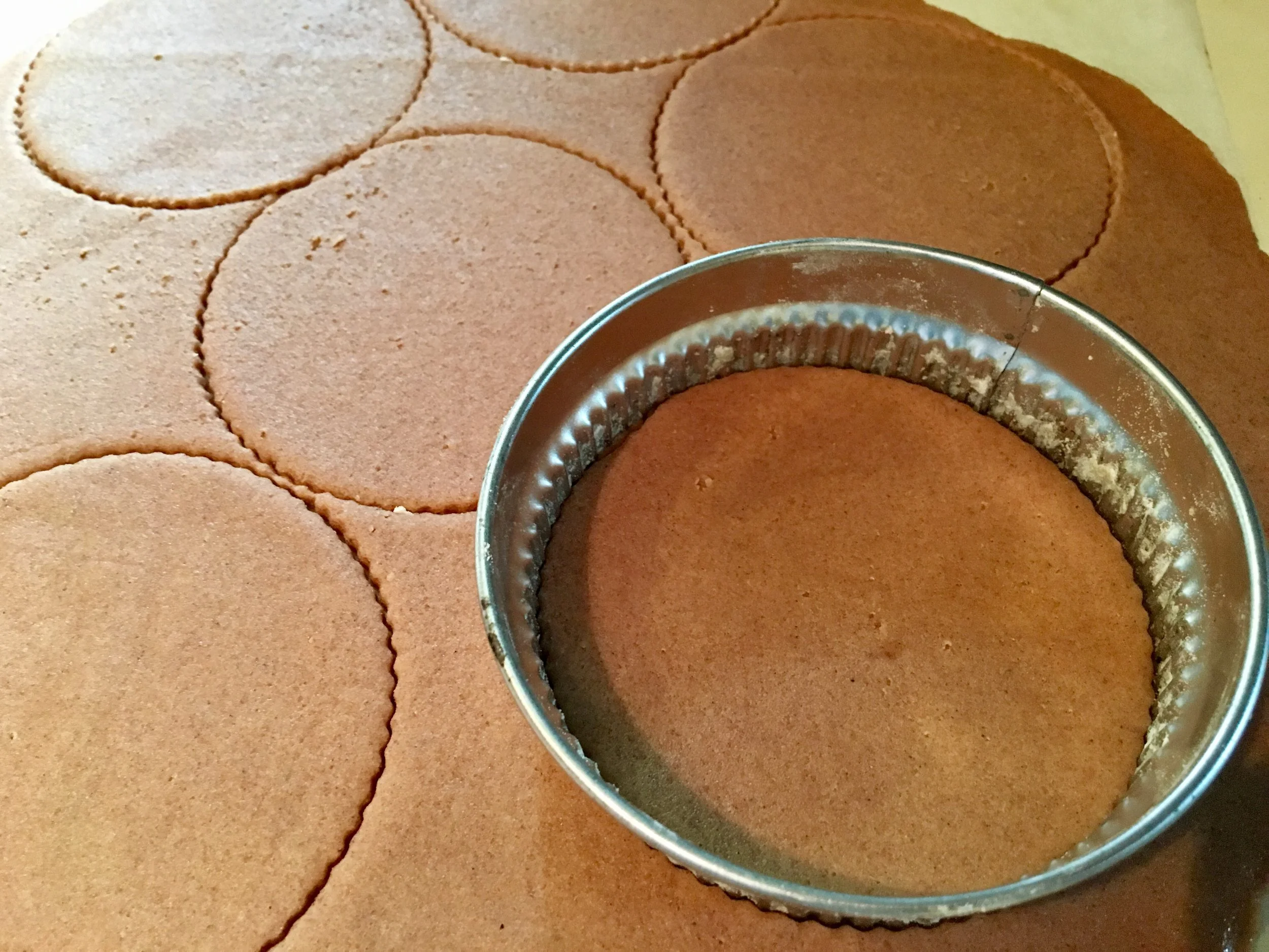 The streusel topping for conchas 