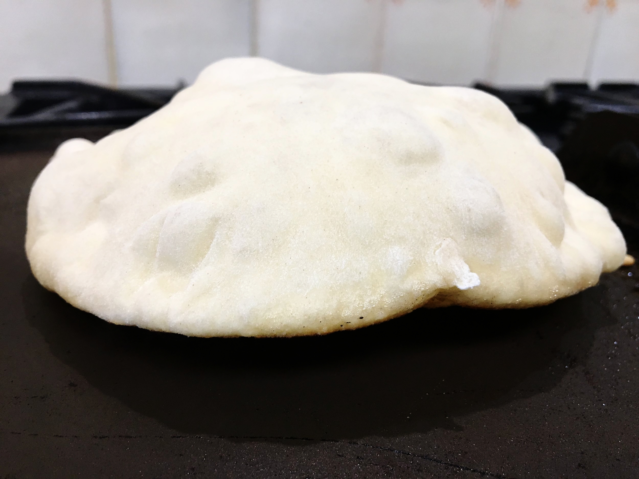 Full "balloon" on the pita!