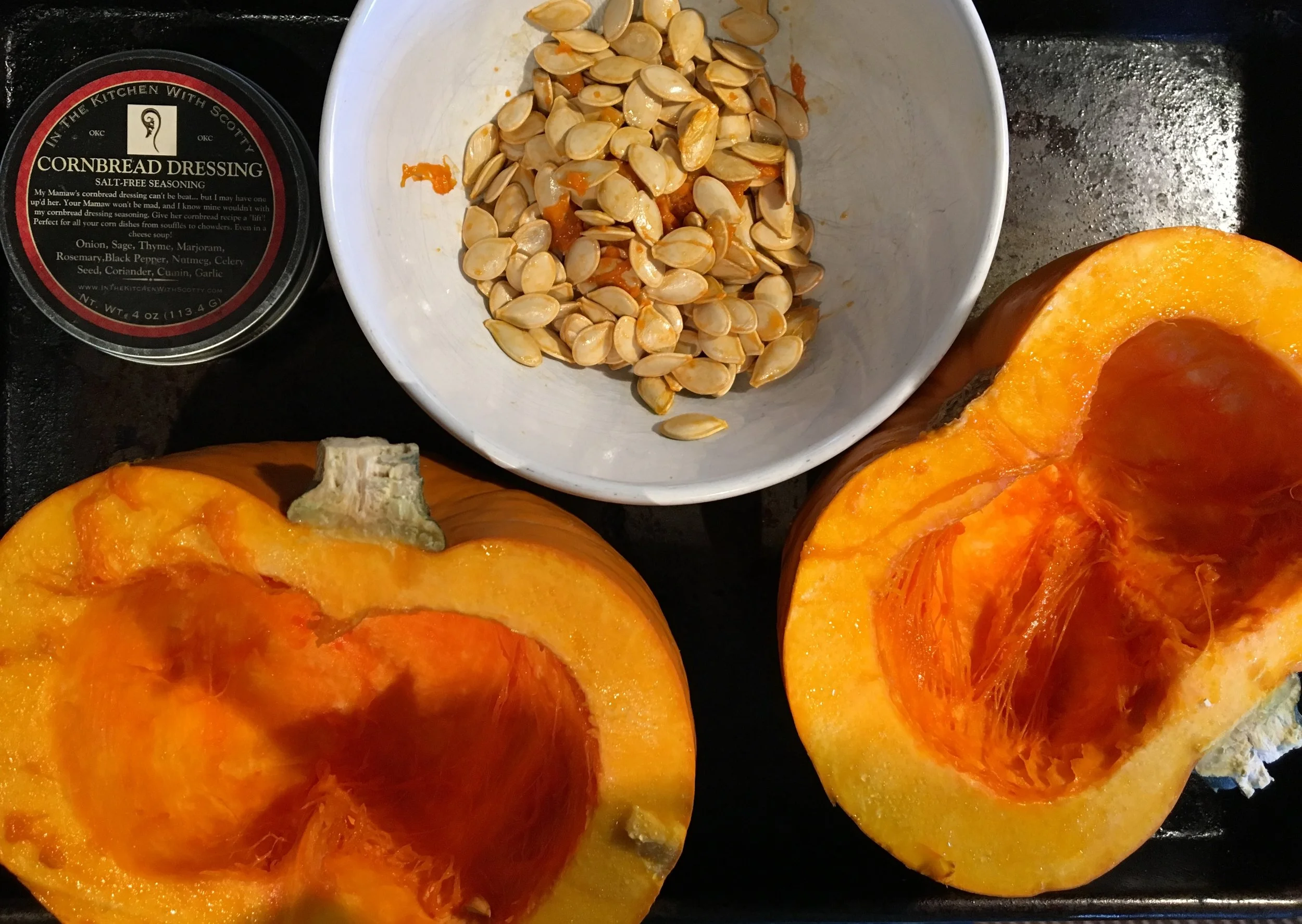 Roasting pumpkin