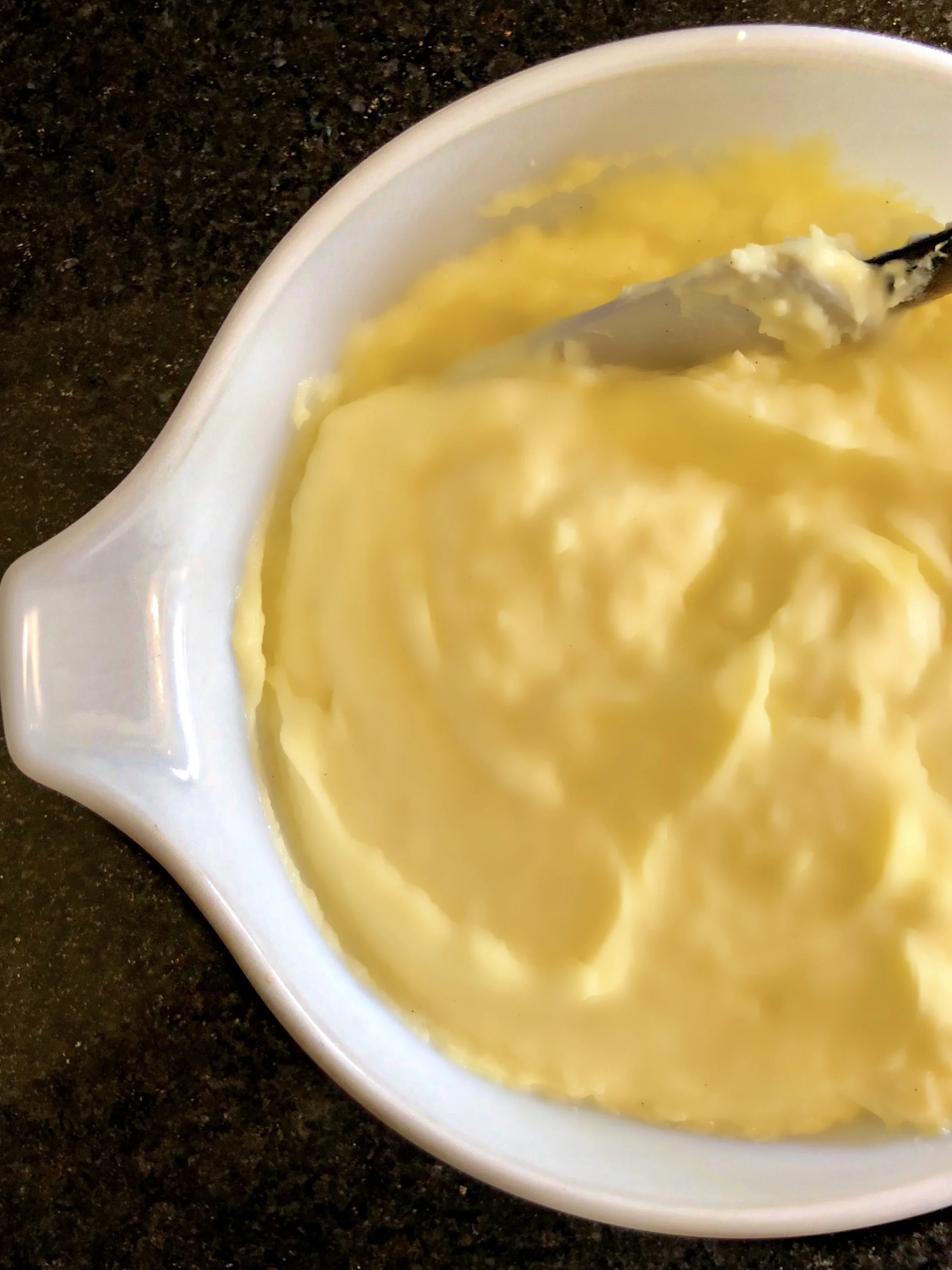 Homemade pastry cream