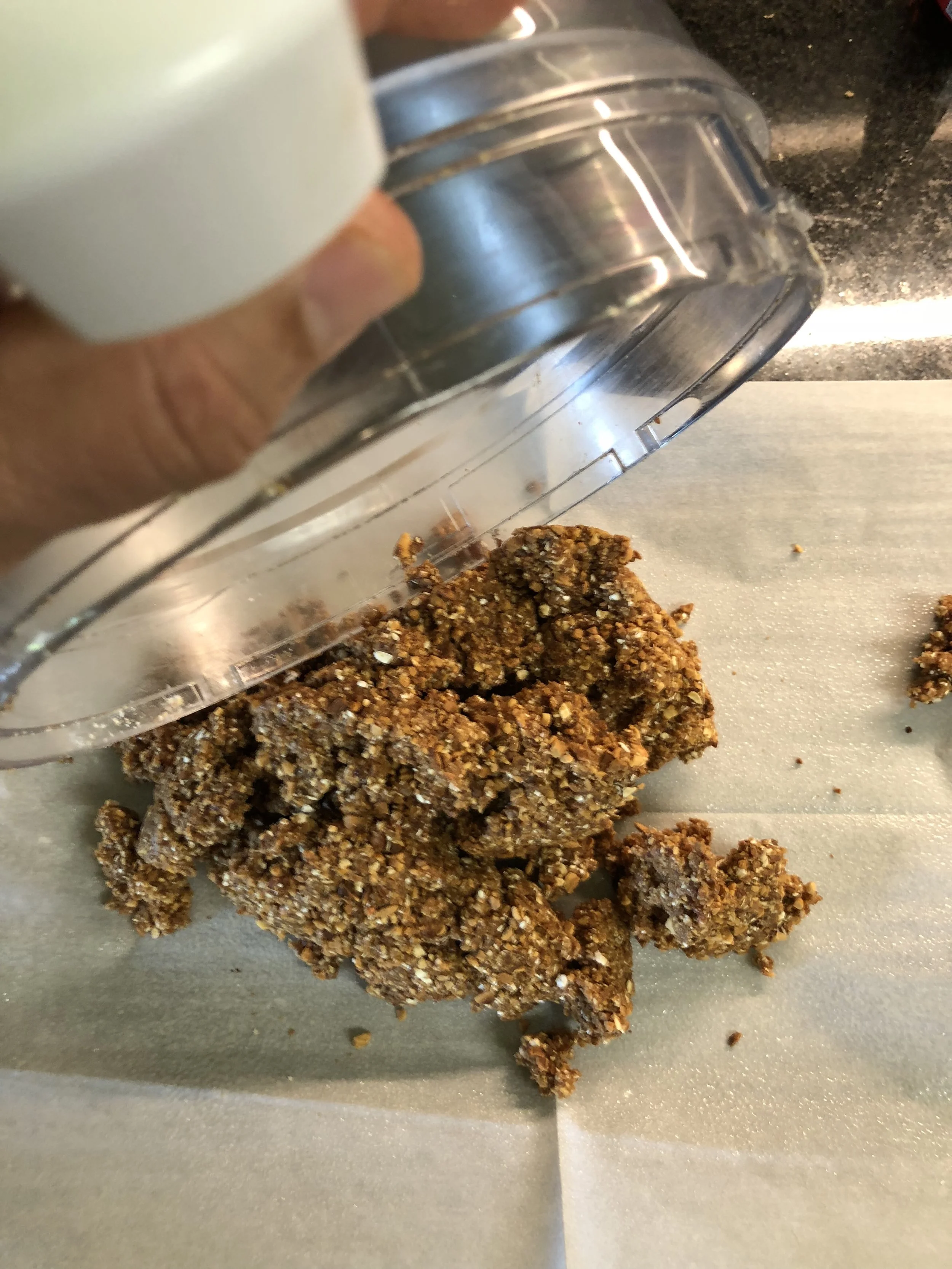Ready to press out in the pan and to bake! 
