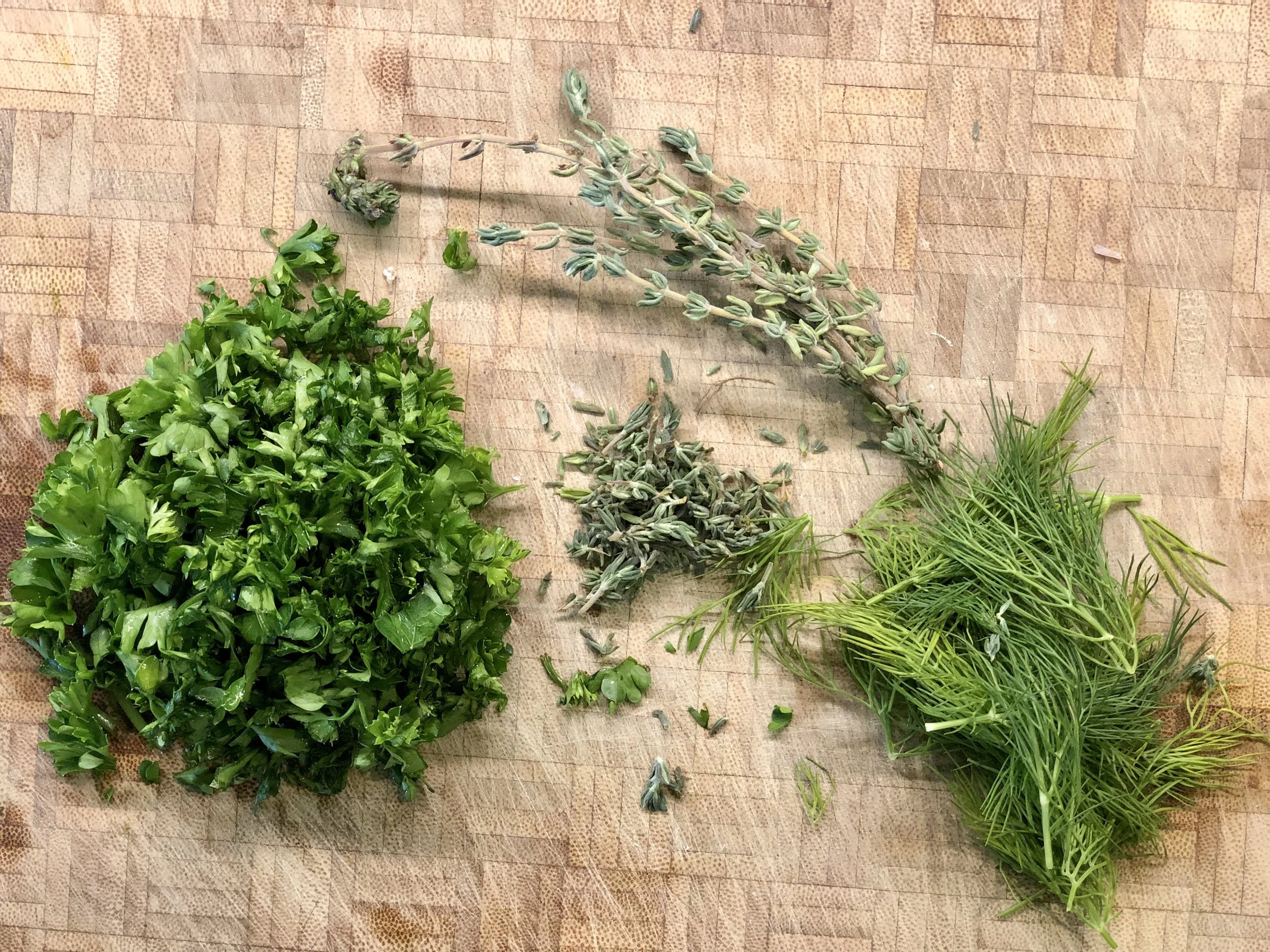 A great way to use those herbs in your summer garden! 