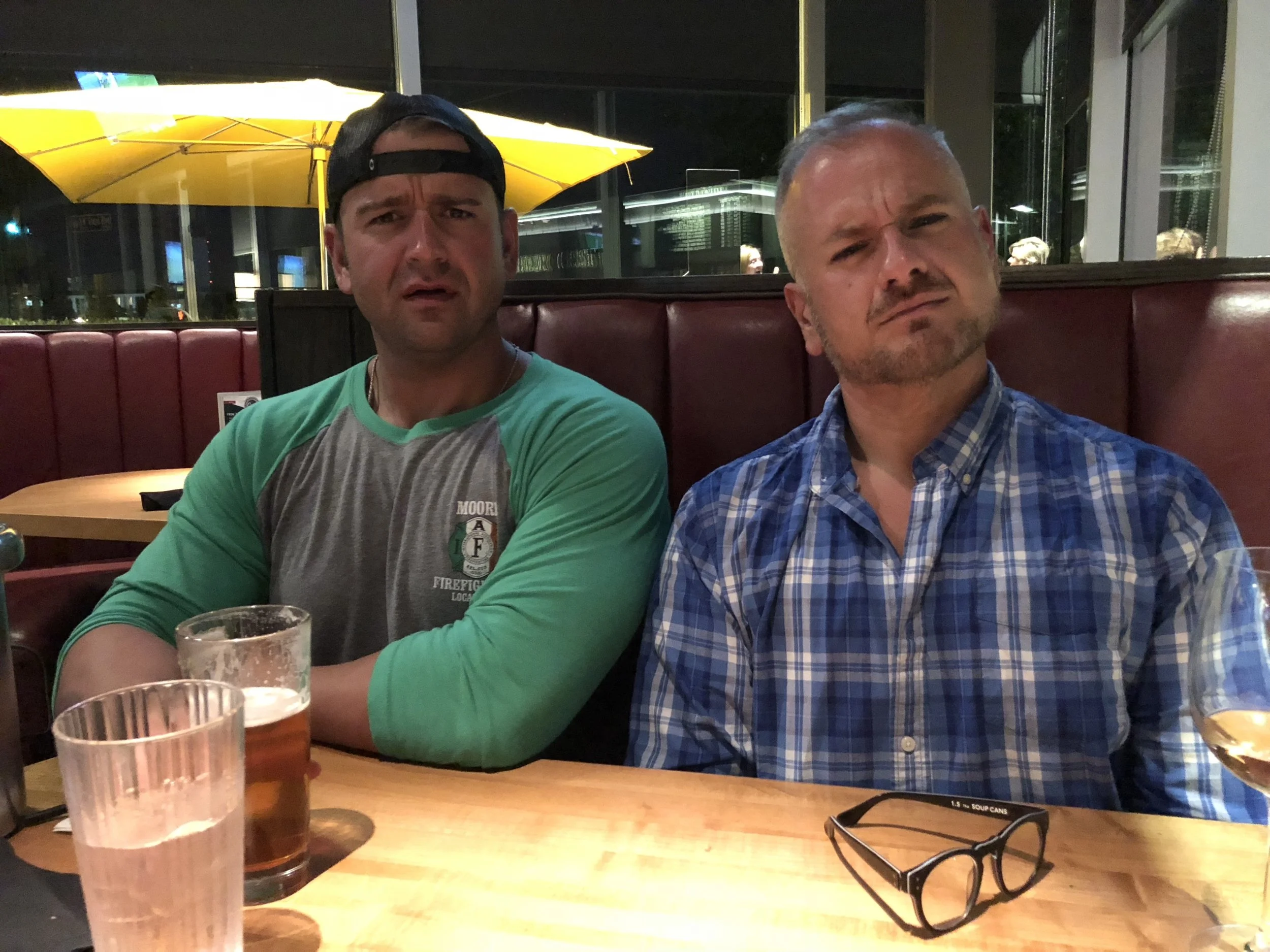 Moore Firefighter and catalyst for this recipe, Michael.... and yours truly. 