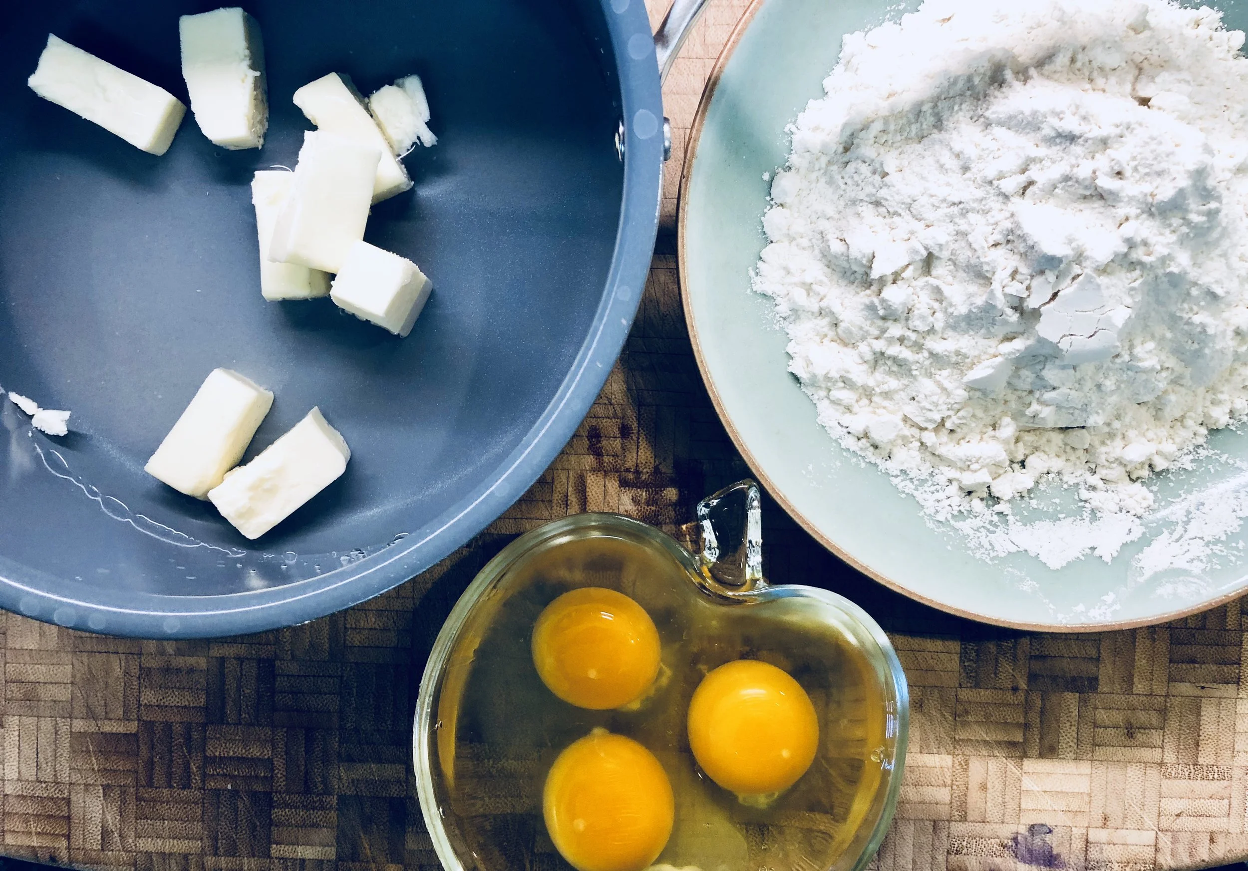 Pâte à Choux: Simple ingredients !