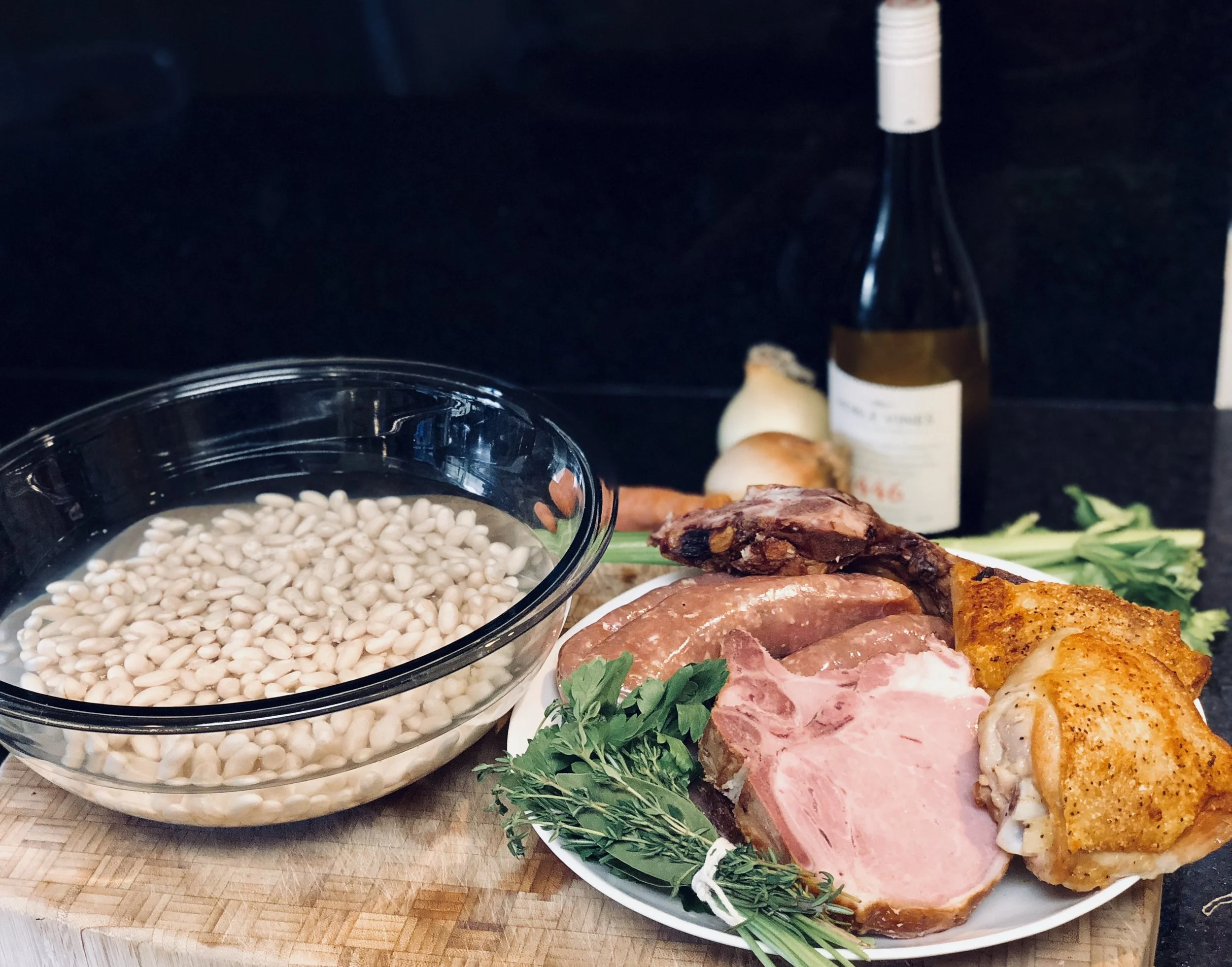 My cassoulet ingredients !