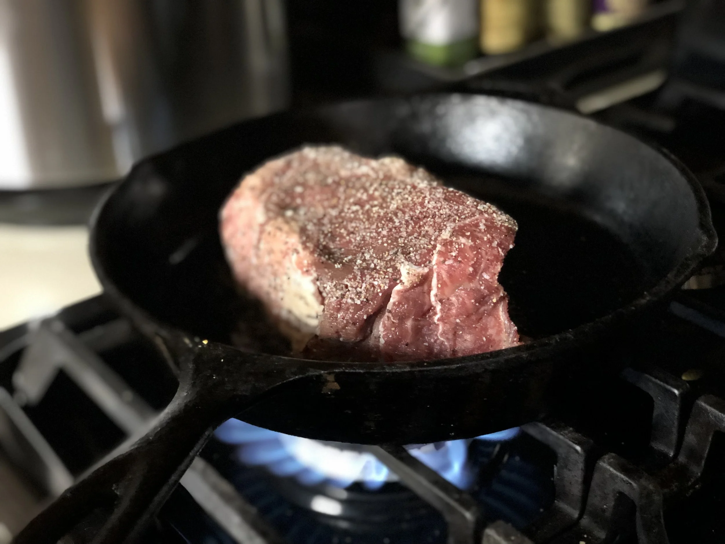 Browning the Beef Chuck
