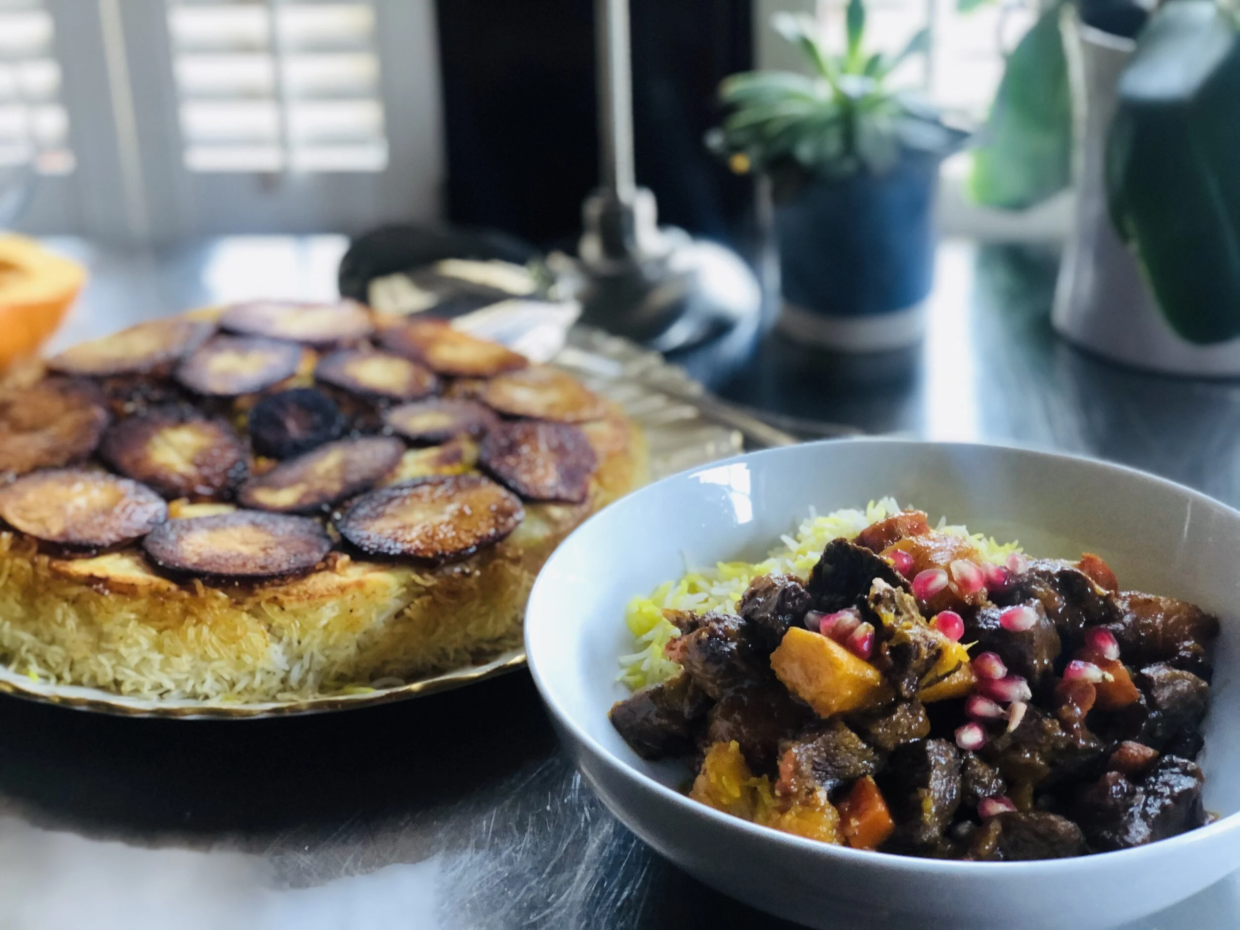 Serve with Persian rice and tuck in!