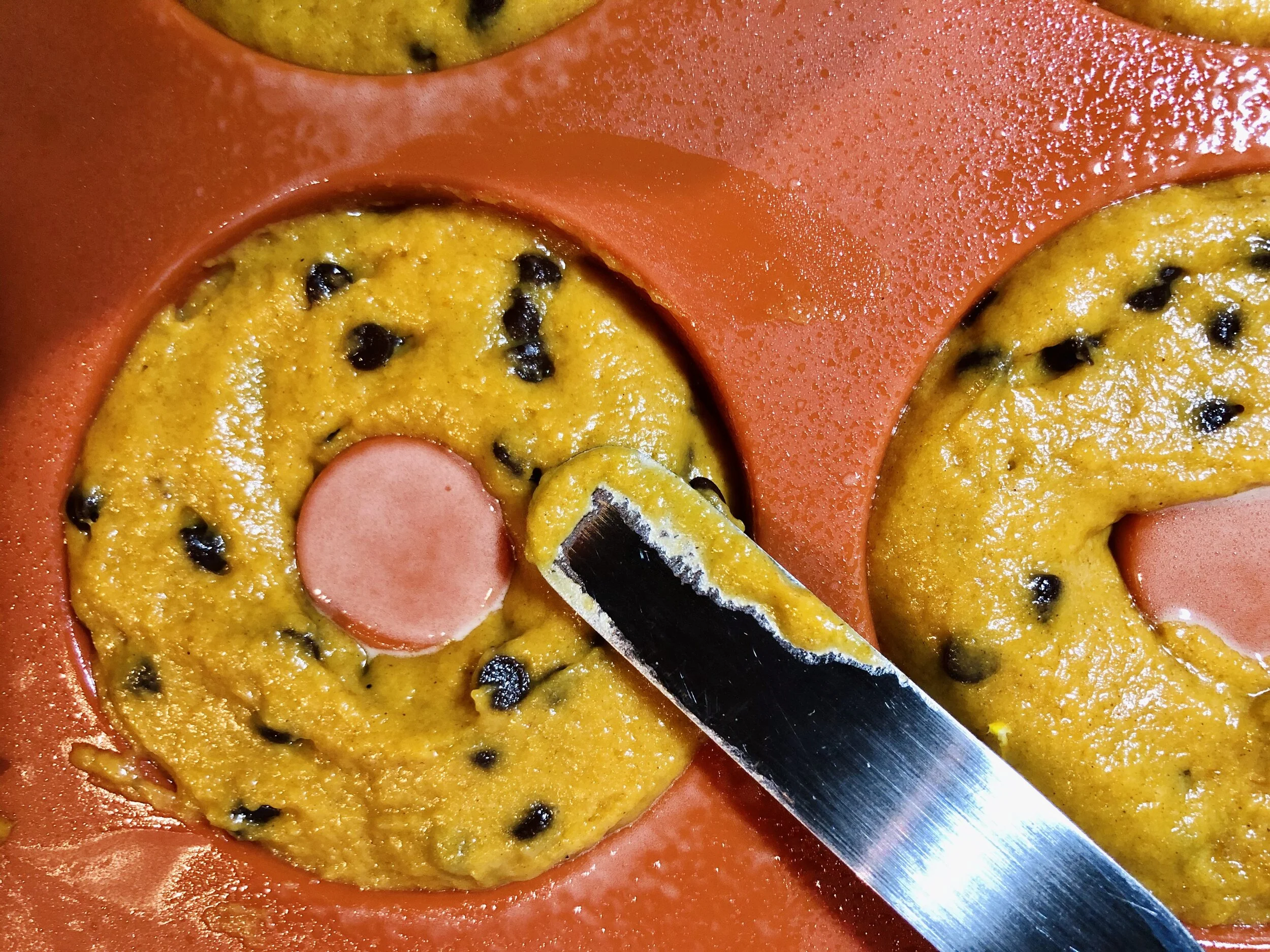 Fill to the top and smooth off.
