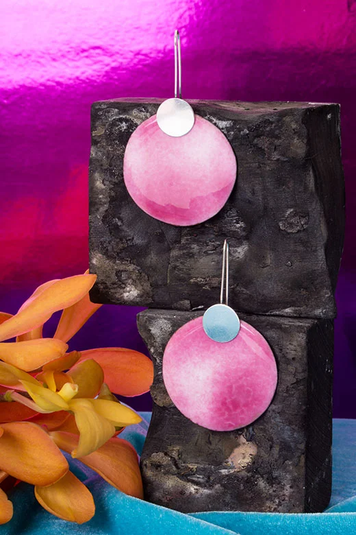 The Rose Imaginary Planet earrings, a limited edition statement earring!