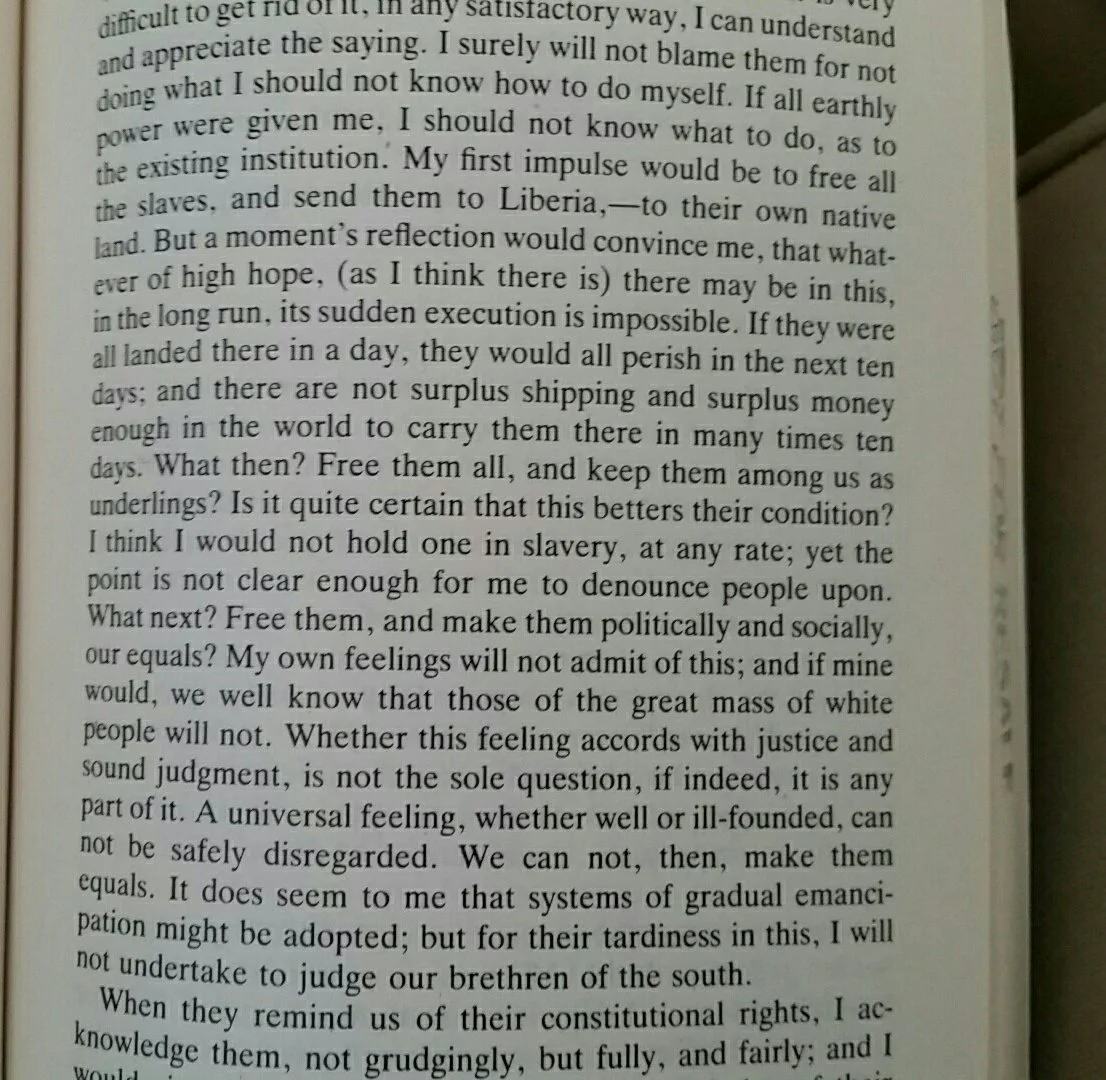 Speech on the Kansas-Nebraska act at Peoria, Illinois