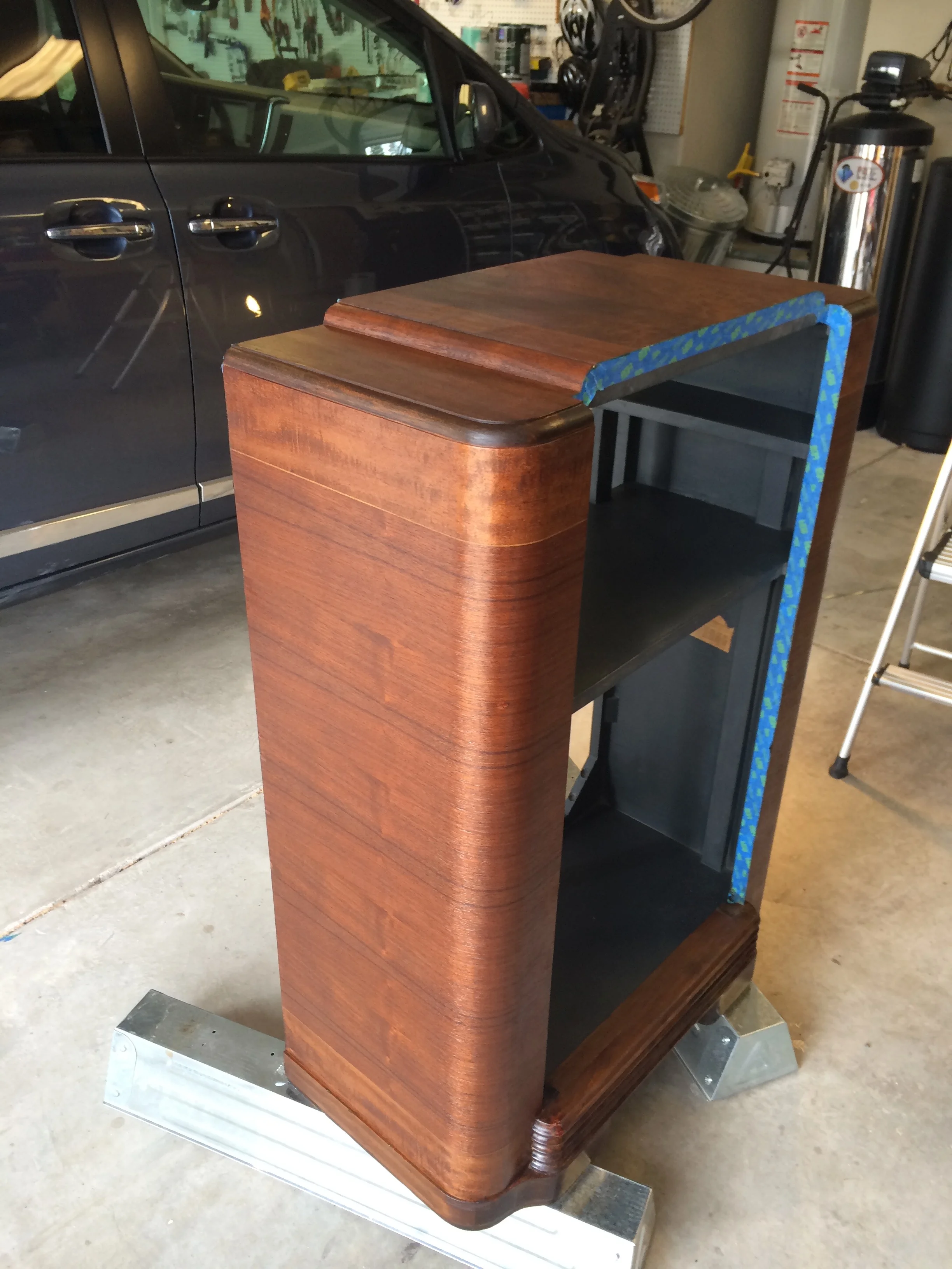 The finished cabinet