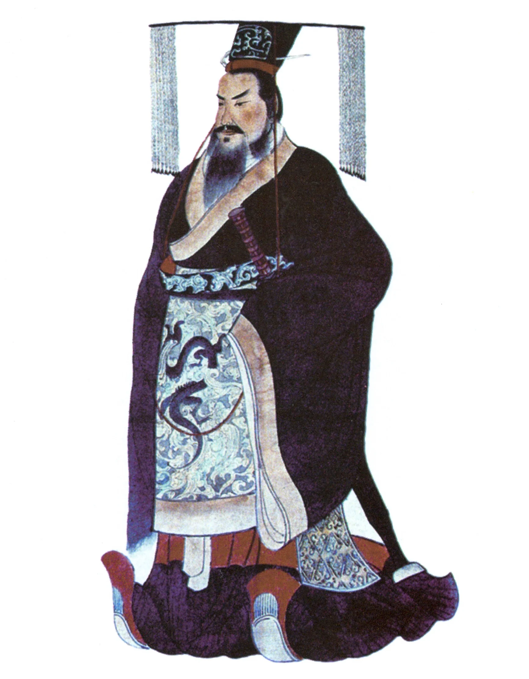 Qin Shi Huang By Unknown - Yuan, Zhongyi. China's terracotta army and the First Emperor's mausoleum: the art and culture of Qin Shihuang's underground palace. Paramus, New Jersey: Homa & Sekey Books, 2010. ISBN 978-1-931907-68-2 (p.140), Public Domain, https://commons.wikimedia.org/w/index.php?curid=364539