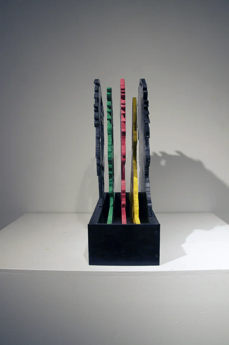 3 different saws. 5 separate layers. I still have all 10 fingers.