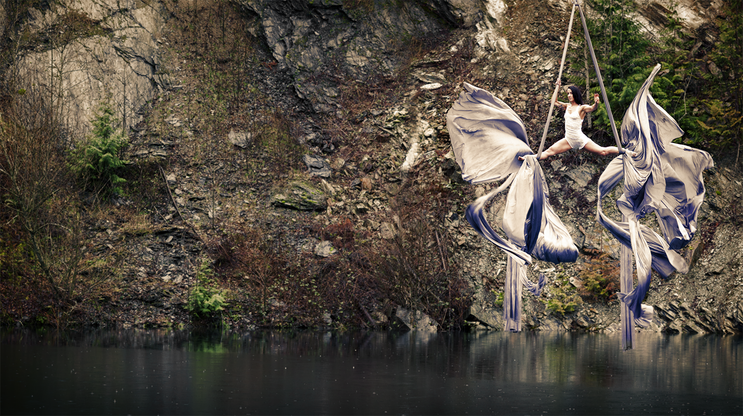 First composite from the zipline.
