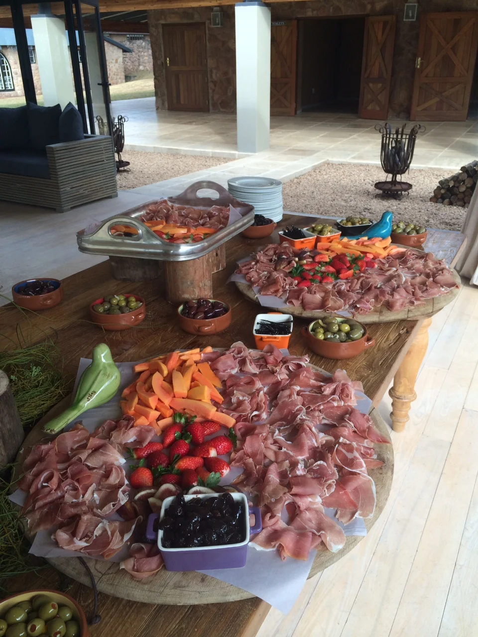 Private Function | Camp Orchards | Parma ham and melon.JPG