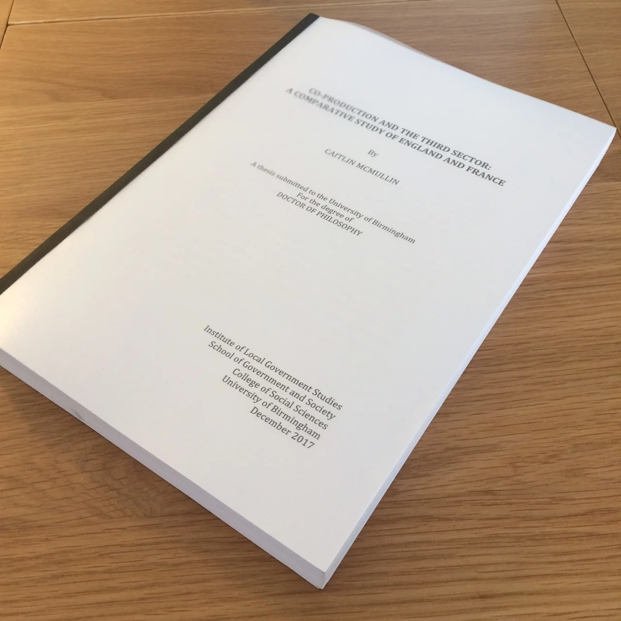 Congratulations Dr McMullin!