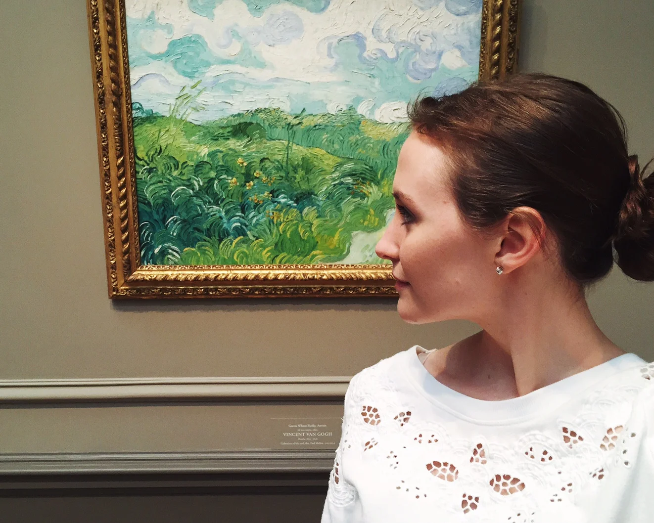  I rarely take a selfie, but I felt I had to in front of my favorite artist, Vincent van Gogh 
