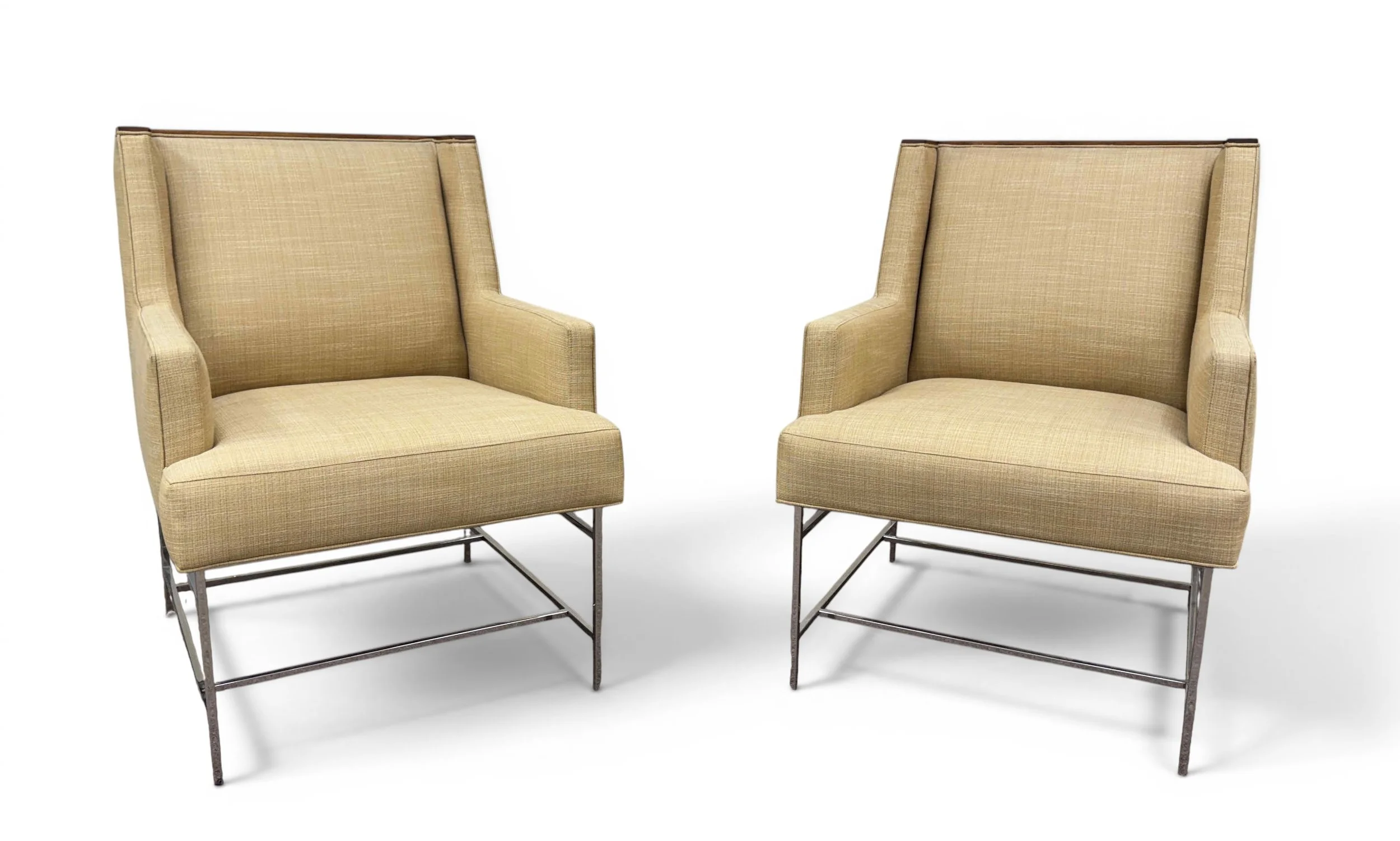 vanguard-michael-weiss-mid-century-modern-inspired-club-chairs-linen-wood-stainless-steel-chrome-legs 00-sh.jpg