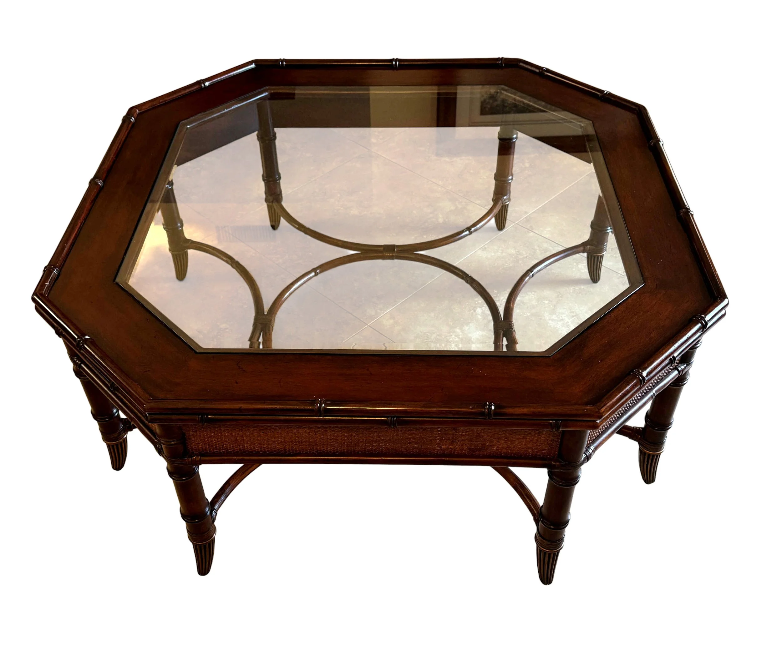 tommy-bahama-mairians-faux-bamboo-rattan-glass-octagonal-coffee-cocktail-table 01a sh.jpg