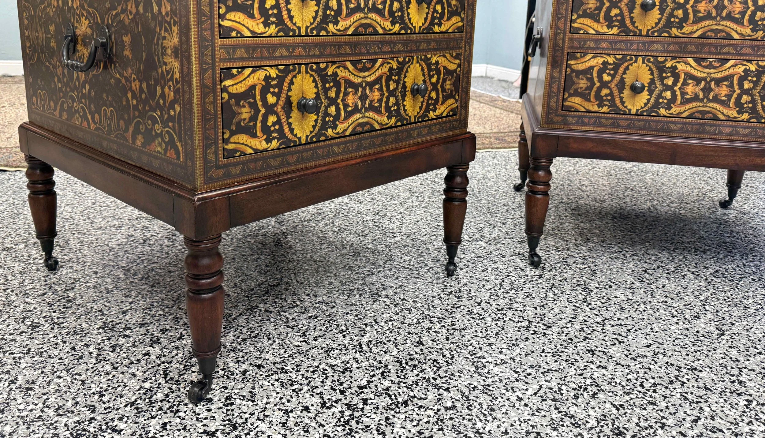 theodore-alexander-decoupage-two-drawer-side-tables-chests-nightstands 02.jpg