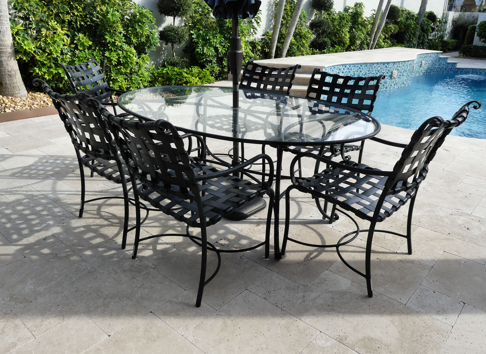 SOLD Brown Jordan Outdoor Patio Dining Set