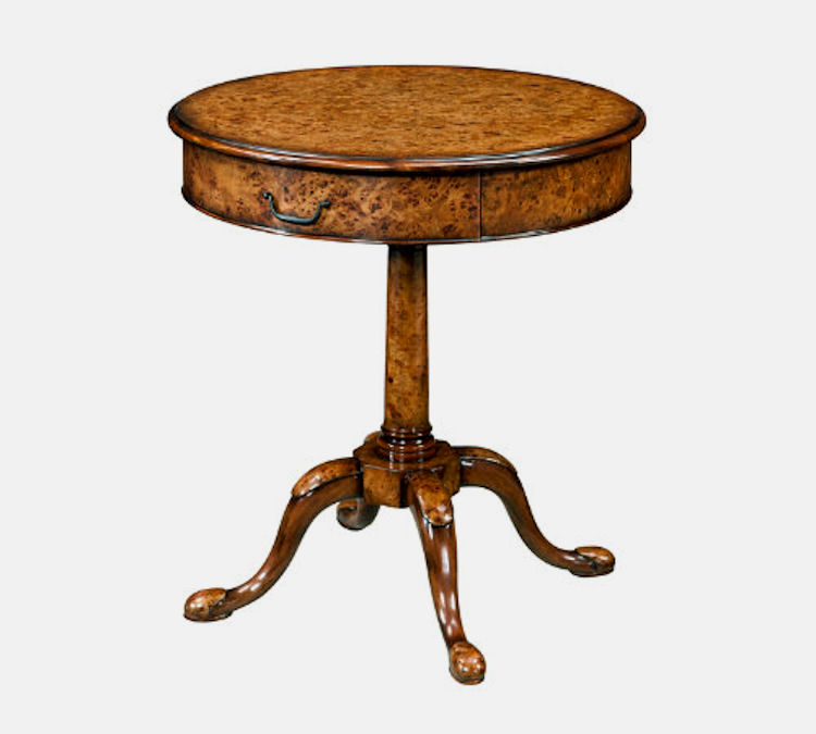 SOLD Theodore Alexander Georgian Drum End Table