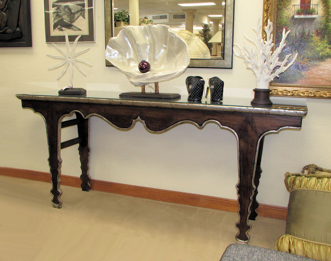 SOLD Swaim Transitional Console Table