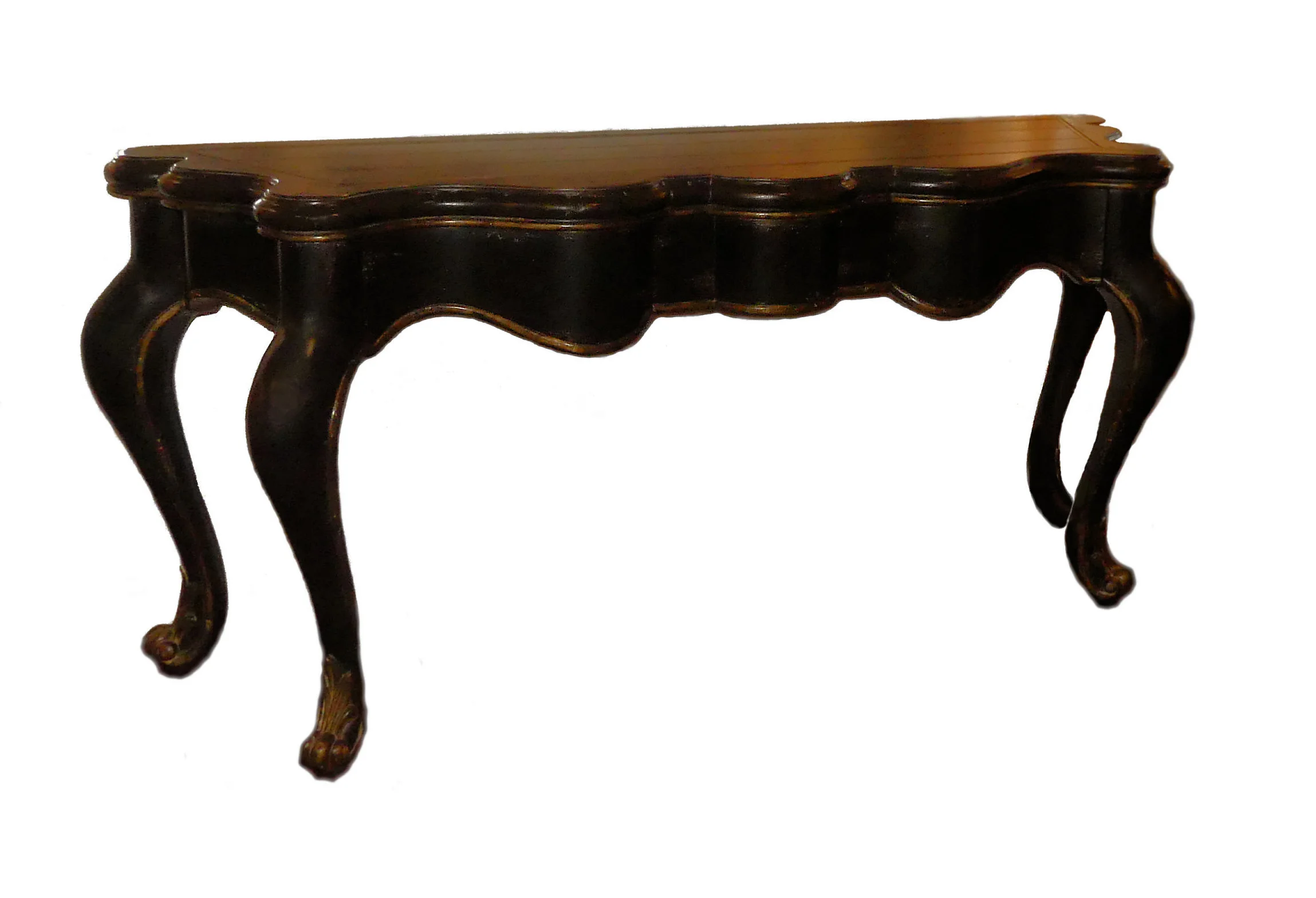 SOLD Marge Carson Serpentine Console Table