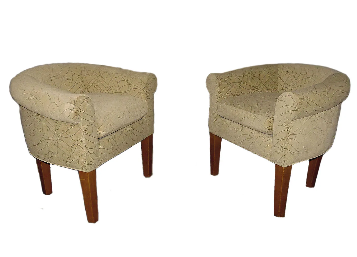 SOLD Ralph Lauren Contemporary Tub Chairs