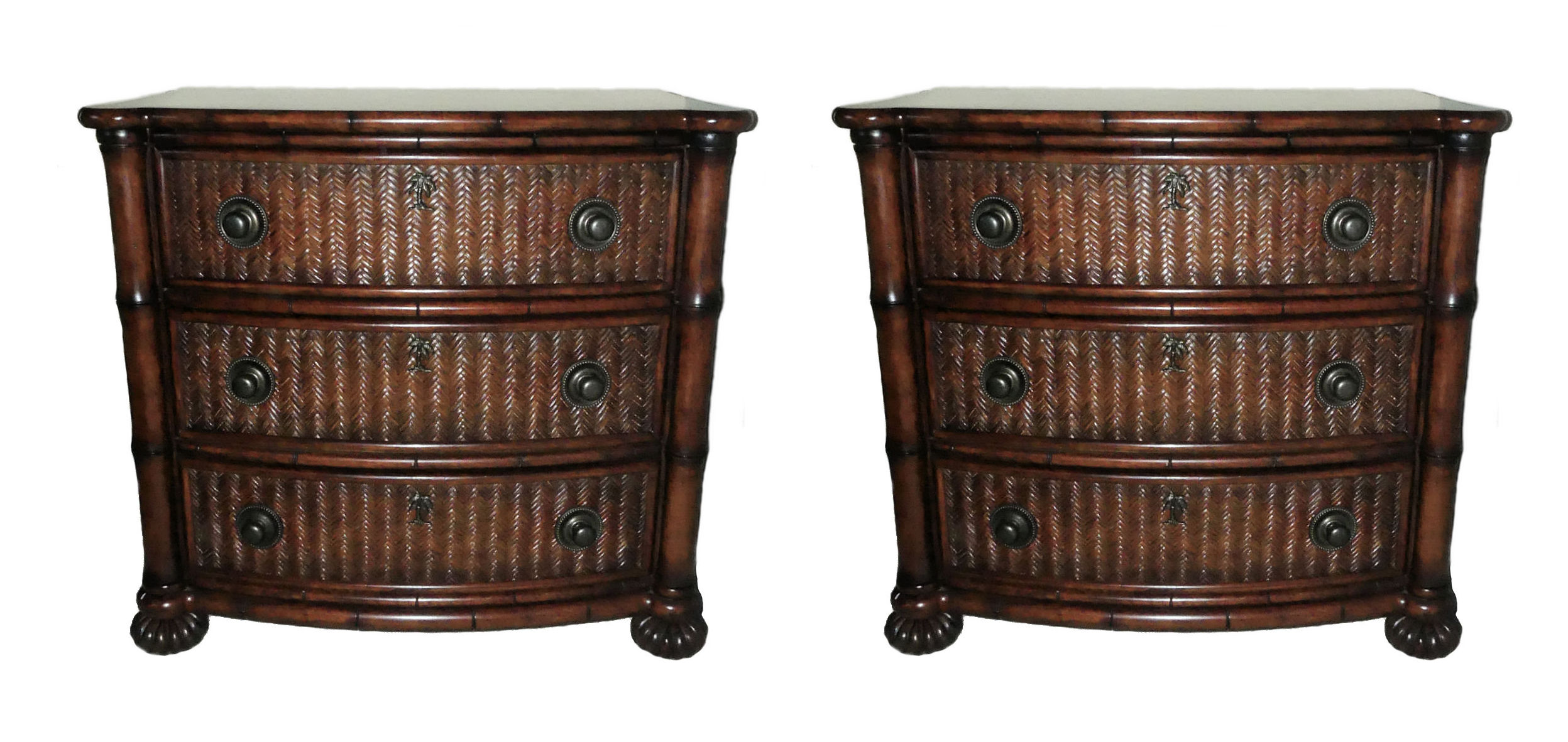 SOLD Pair of 2 Tommy Bahama Nightstands
