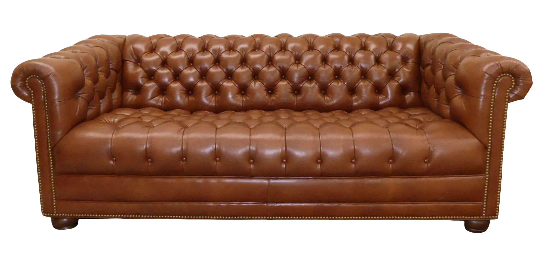 SOLD Hancock & Moore Leather Chesterfield Sofa