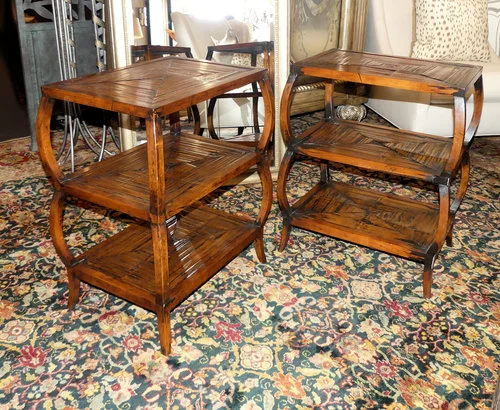 SOLD Henredon Acquisitions Capelle Chairside Tables