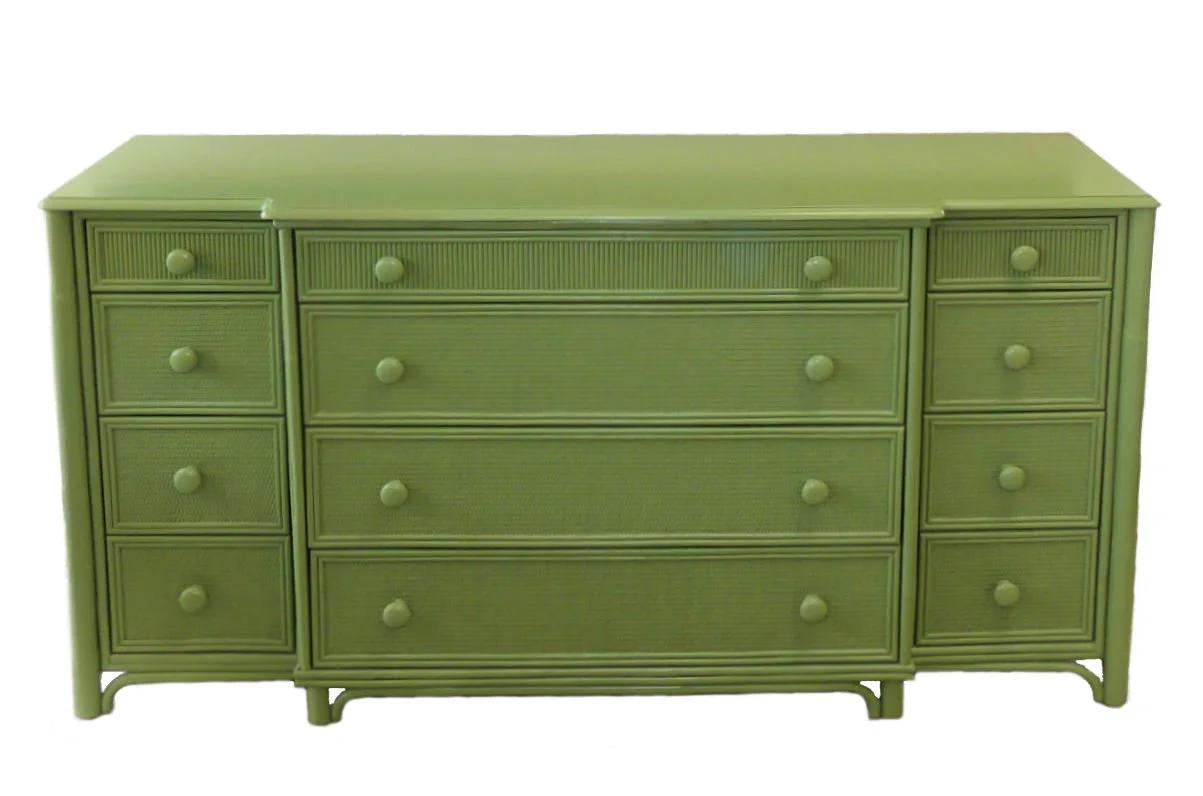 SOLD Braxton Culler 12-Drawer Dresser in Kiwi