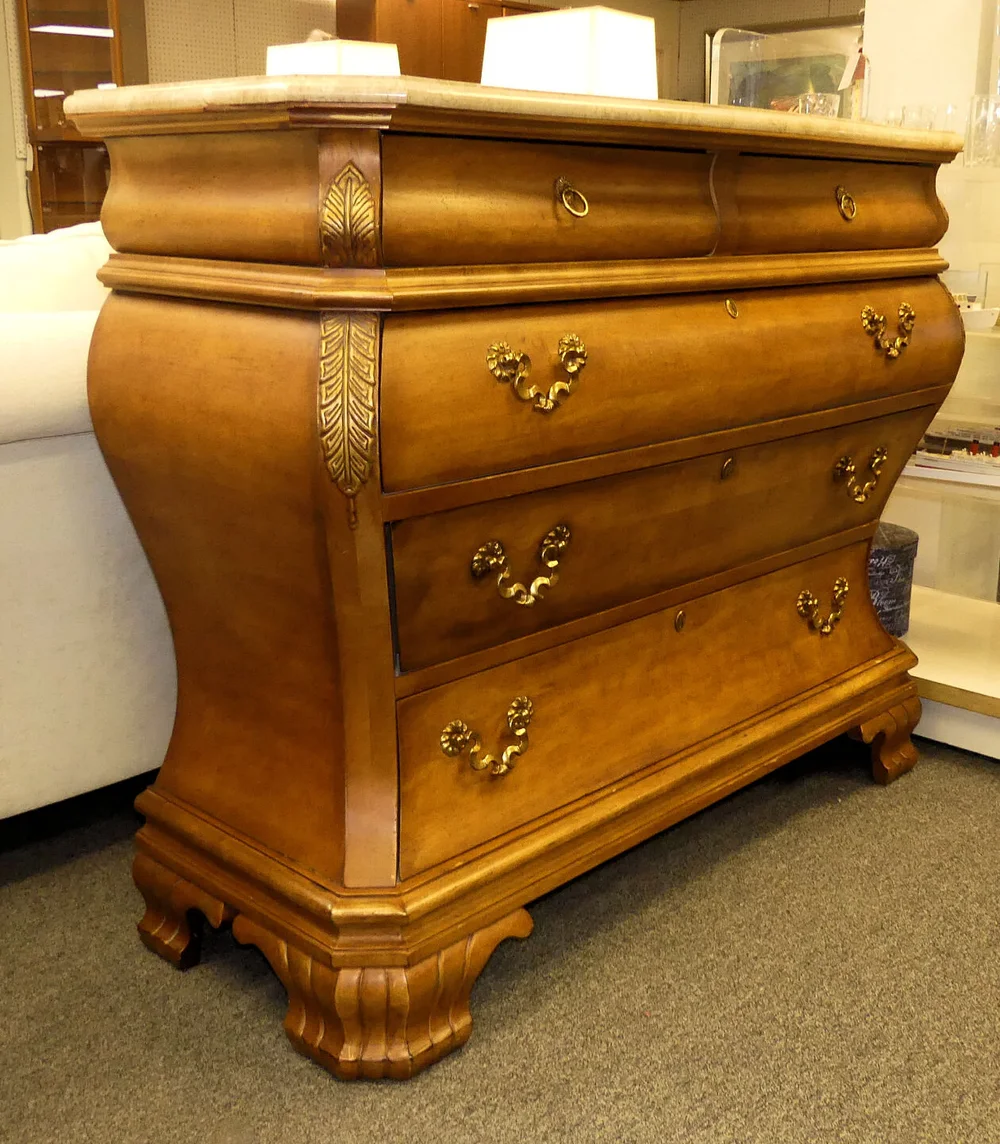 marble and gold dresser Marelle 7-Drawer Dresser main image 1