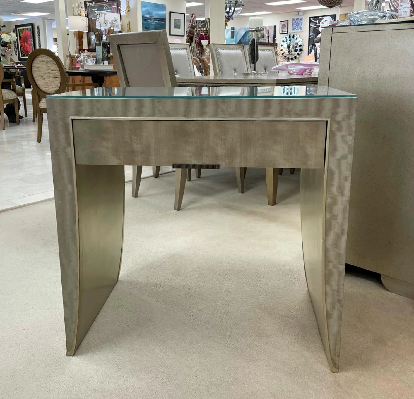 henredon-1945-collection-silver-leaf-end-table-writing-desk-table 02.jpg