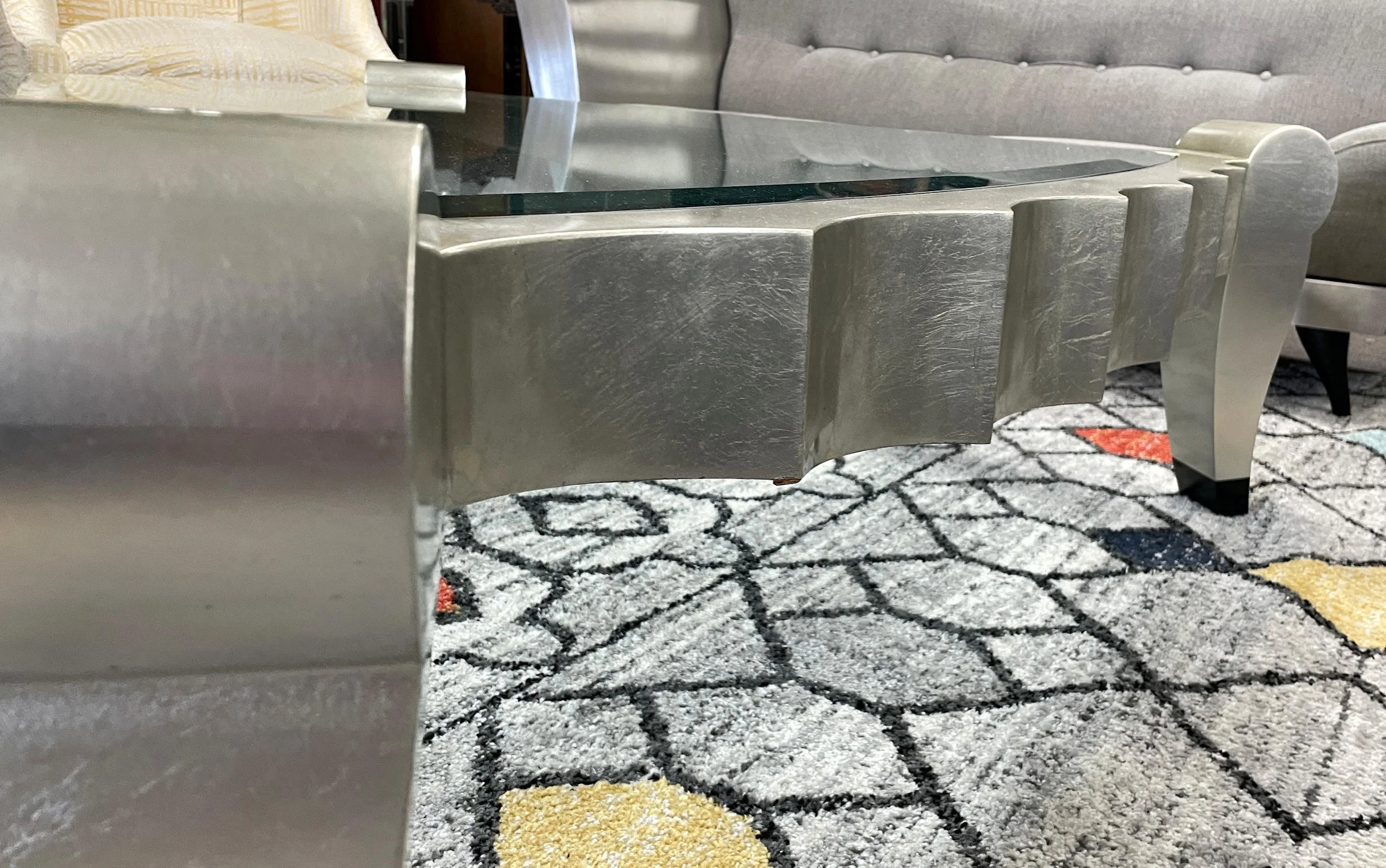 designer-wavy-fluted-scalloped-edge-silver-leaf-glazed-glass-top-coffe-table 05.jpg