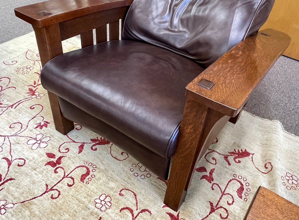 The Mission Bustle Back Recliners – Stickley Brand