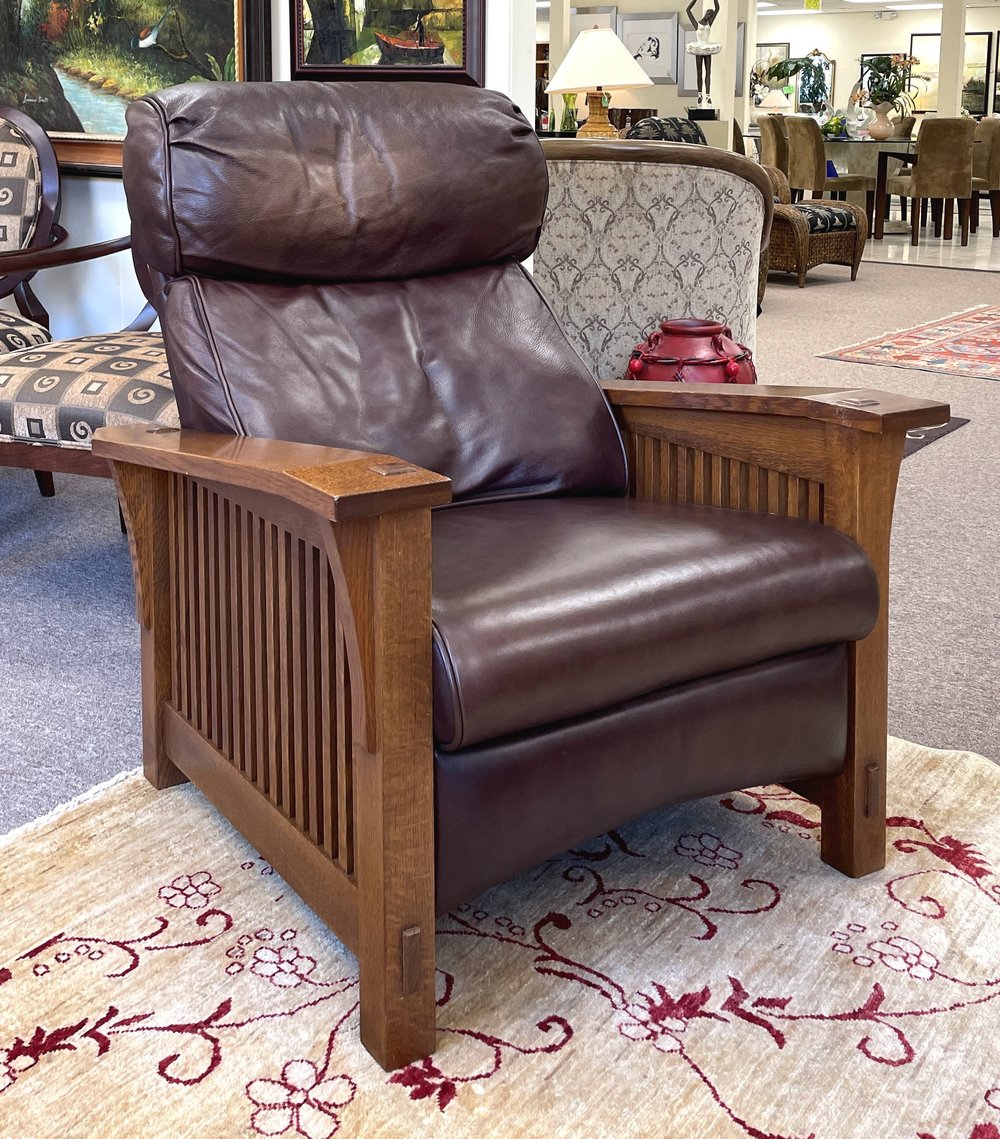 The Mission Bustle Back Recliners – Stickley Brand